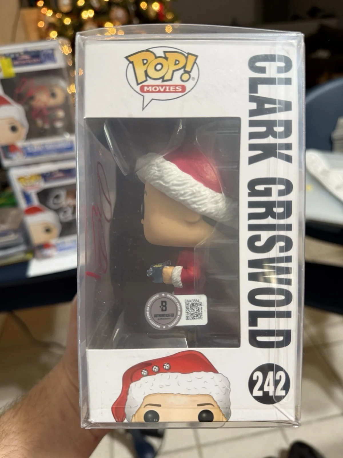 Chevy Chase — Chevy Chase Signed Funko Pop 242 Christmas Vacation BAS Clark Griswold Beckett, image 2