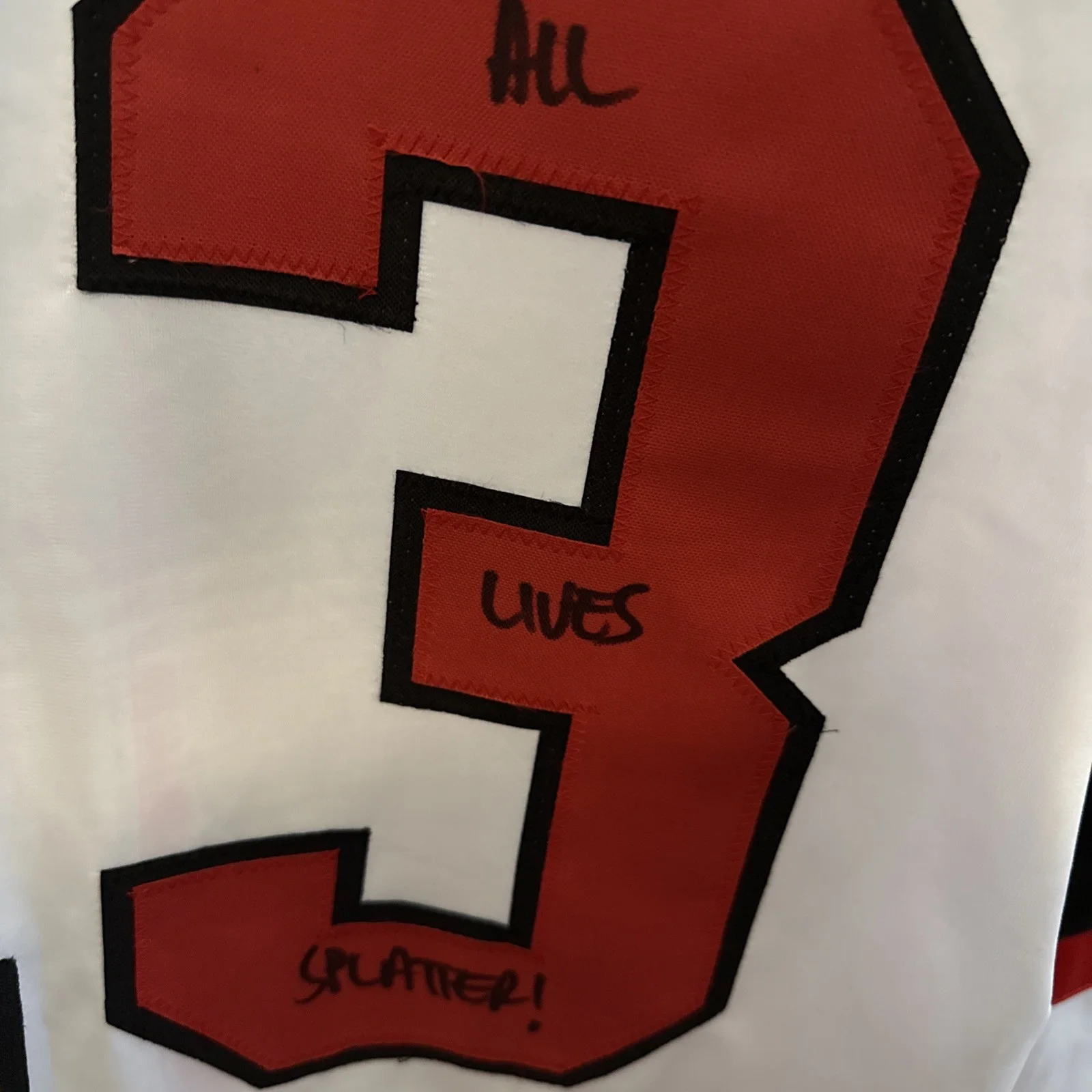 Ari Lehman — Ari Lehman Signed Custom XL Jason Jersey W/ Inscription Beckett COA #4W189320, изображение 5