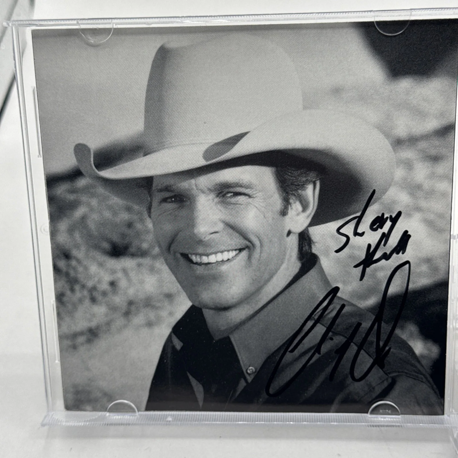 Chris LeDoux Signed Autographed CD Haywire Promo Signature, image 4