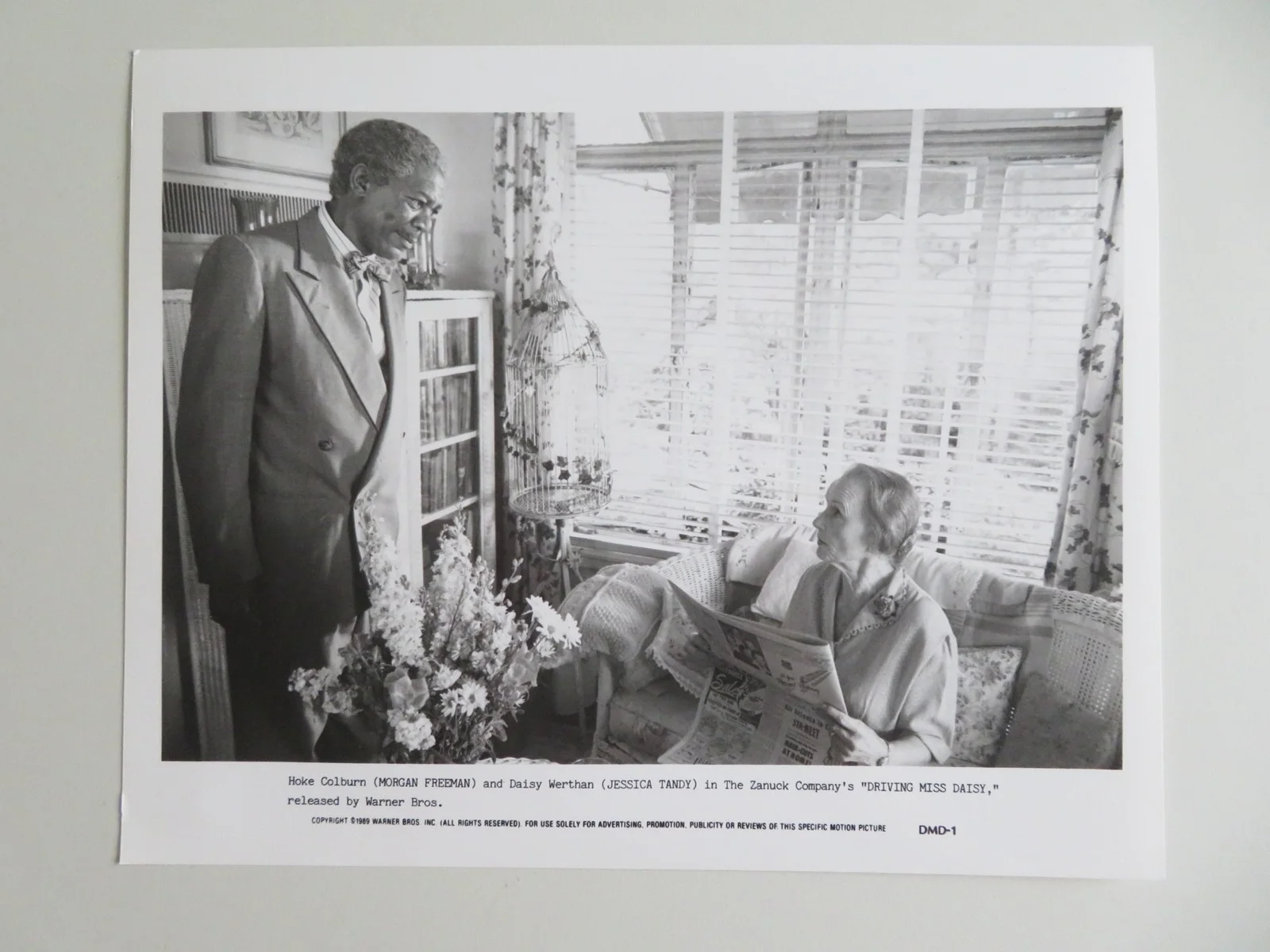 DRIVING MISS DAISY MOVIE STILL PHOTO LOT OF 6 MORGAN FREEMAN JESSICA TANDY 1989, изображение 3
