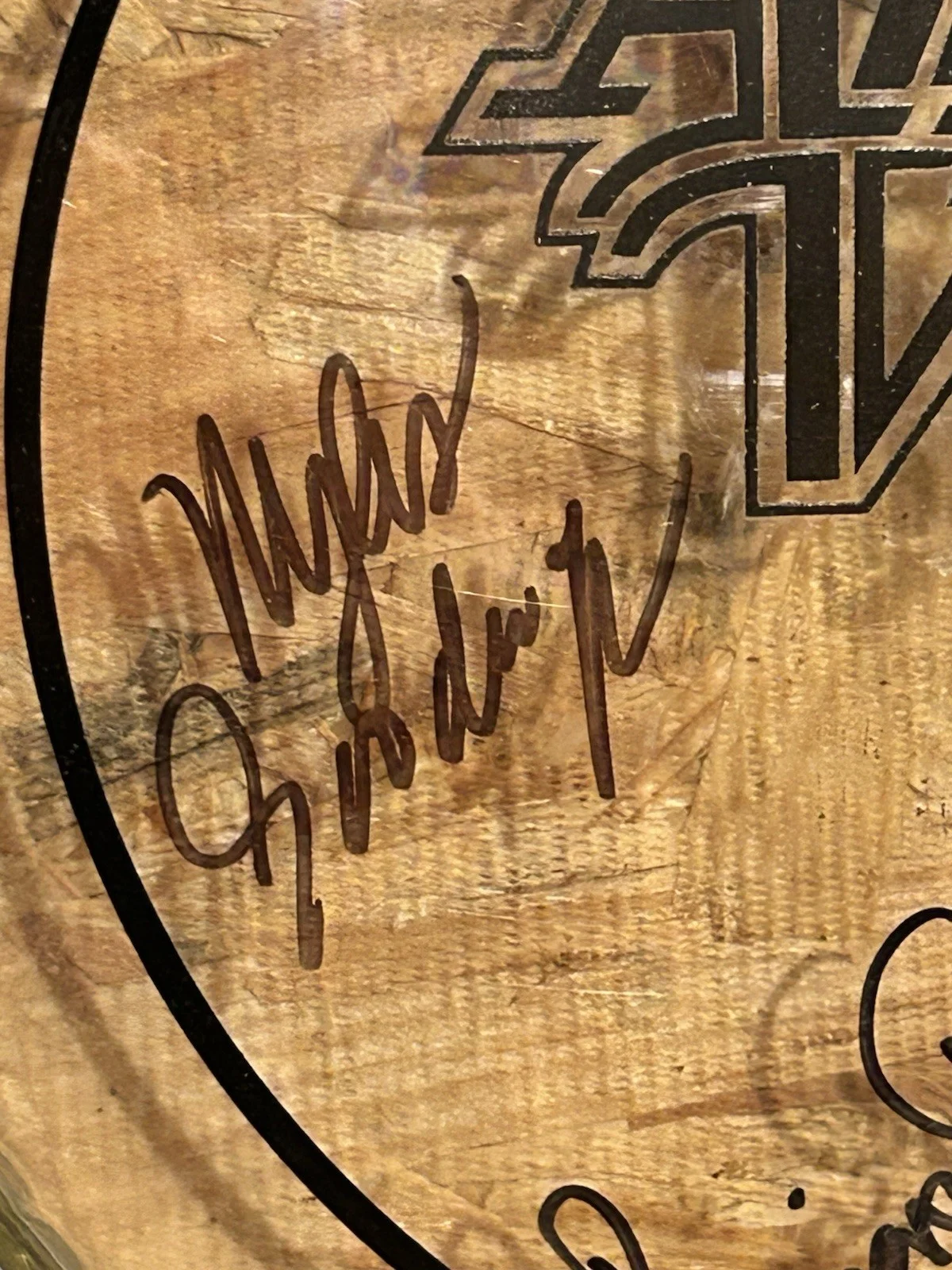 April Wine Signed Drum Head Autographed Myles Goodwyn, image 2