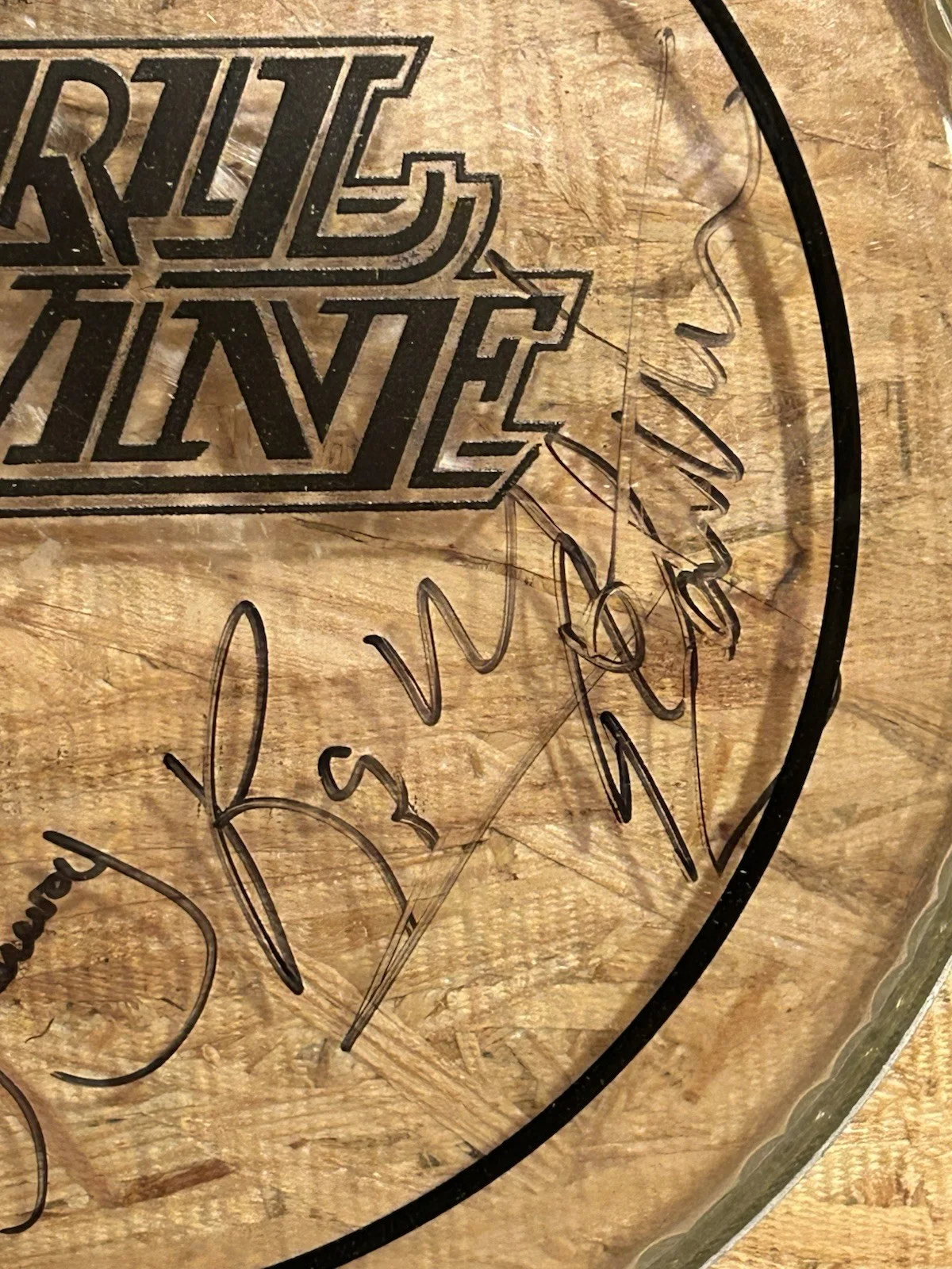 April Wine Signed Drum Head Autographed Myles Goodwyn, image 4