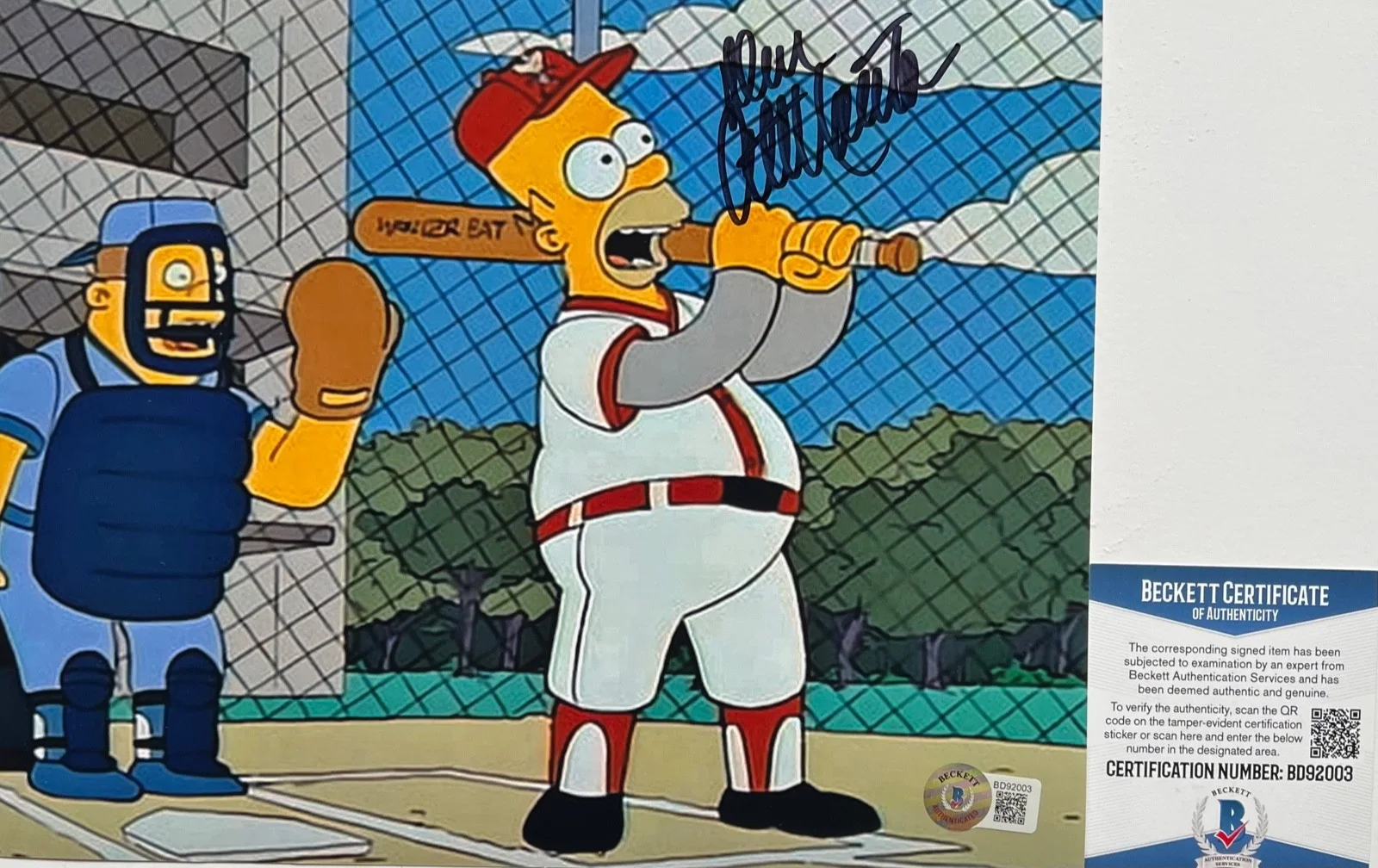 Dan Castellaneta — Dan Castellaneta Autographed Signed THE SIMPSONS Homer 8x10 Photo Beckett BAS