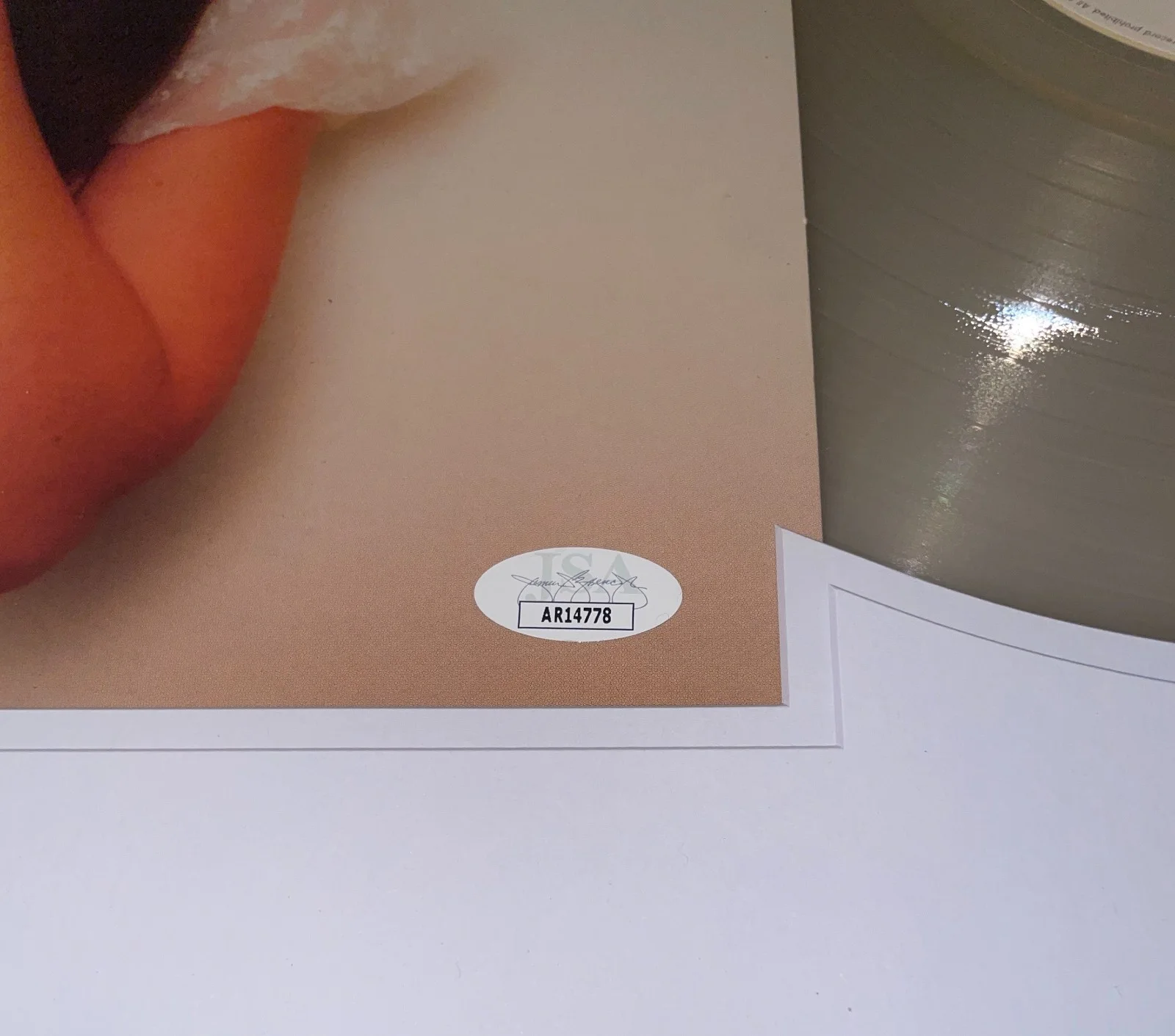 Laufey Signed Bewitched Framed Vinyl Cloudy Record B&N Excl. Autograph JSA COA, image 3