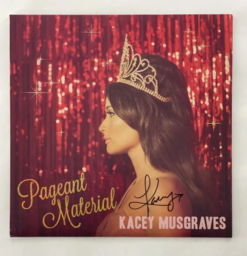 Kacey Musgraves — KACEY MUSGRAVES SIGNED AUTOGRAPH ALBUM VINYL RECORD - PAGEANT MATERIAL RARE! JSA