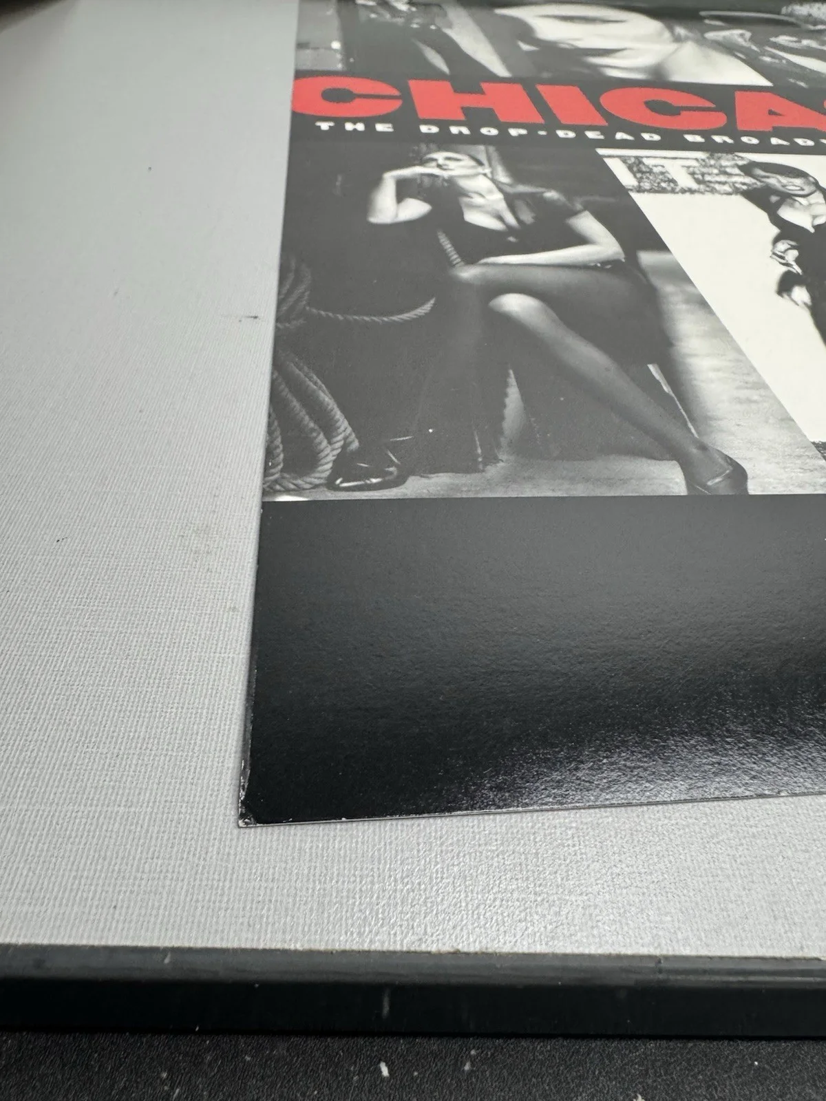 CAST — CHICAGO THE DROP DEAD BROADWAY MUSICAL POSTER CAST RARE 21X14 Vintage, изображение 4