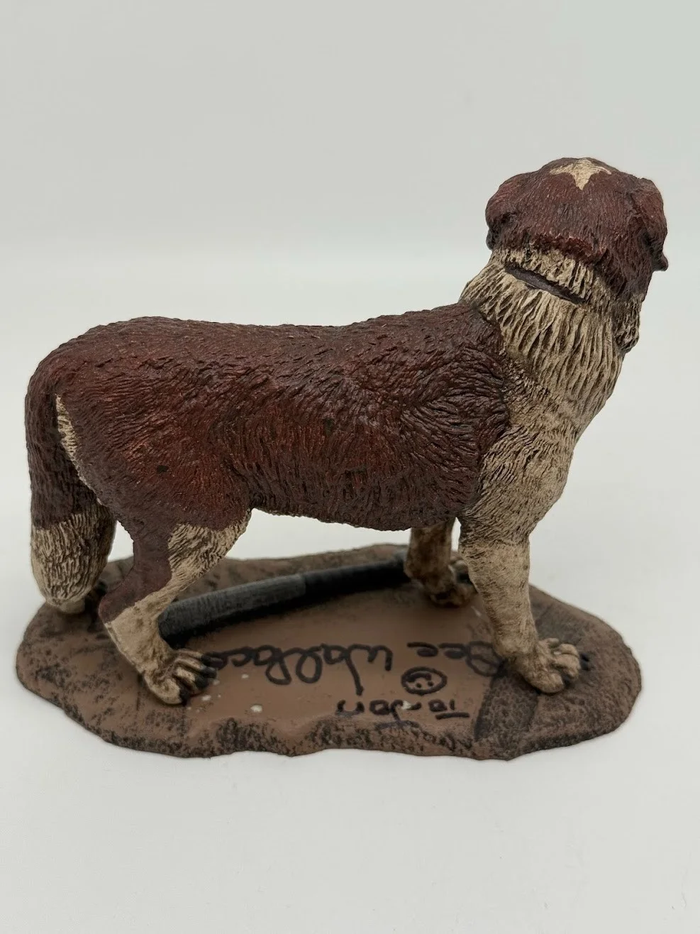 Cujo Resin Statue RARE Homemade Horror Figure Signed by Dee Wallace & Artist, image 2