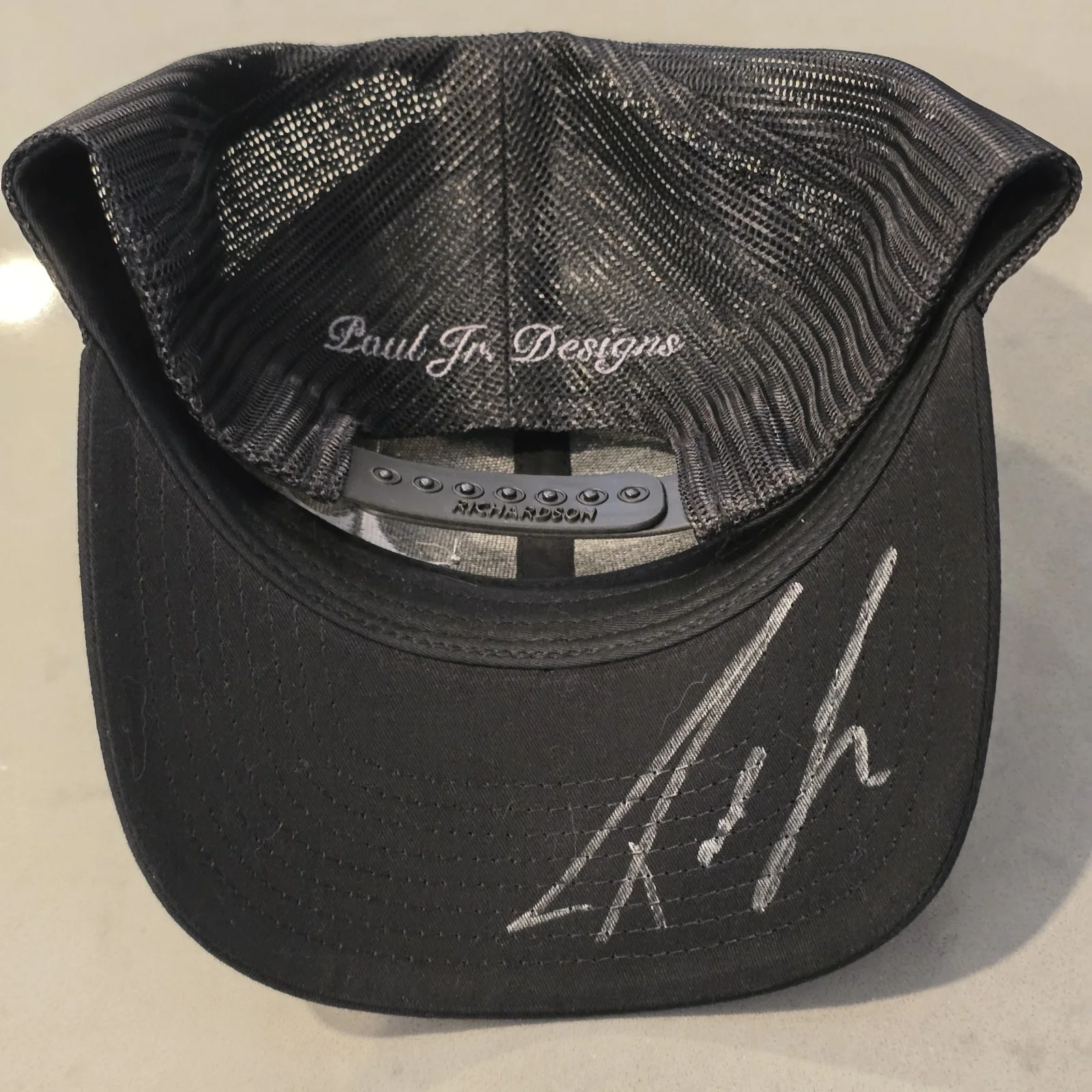 Paul Jr — Orange County Choppers - Paul Teutel Jr. Designs - Signed Autograph Trucker Cap, изображение 2
