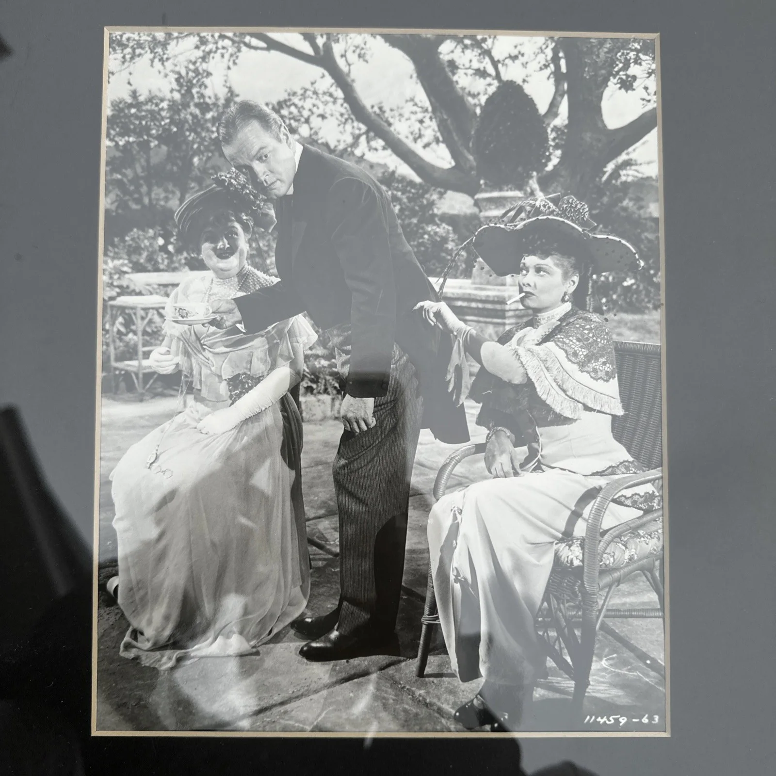 Lucille Ball And Bob Hope Dual Autograph Cuts Professionally Mounted Frame, image 2