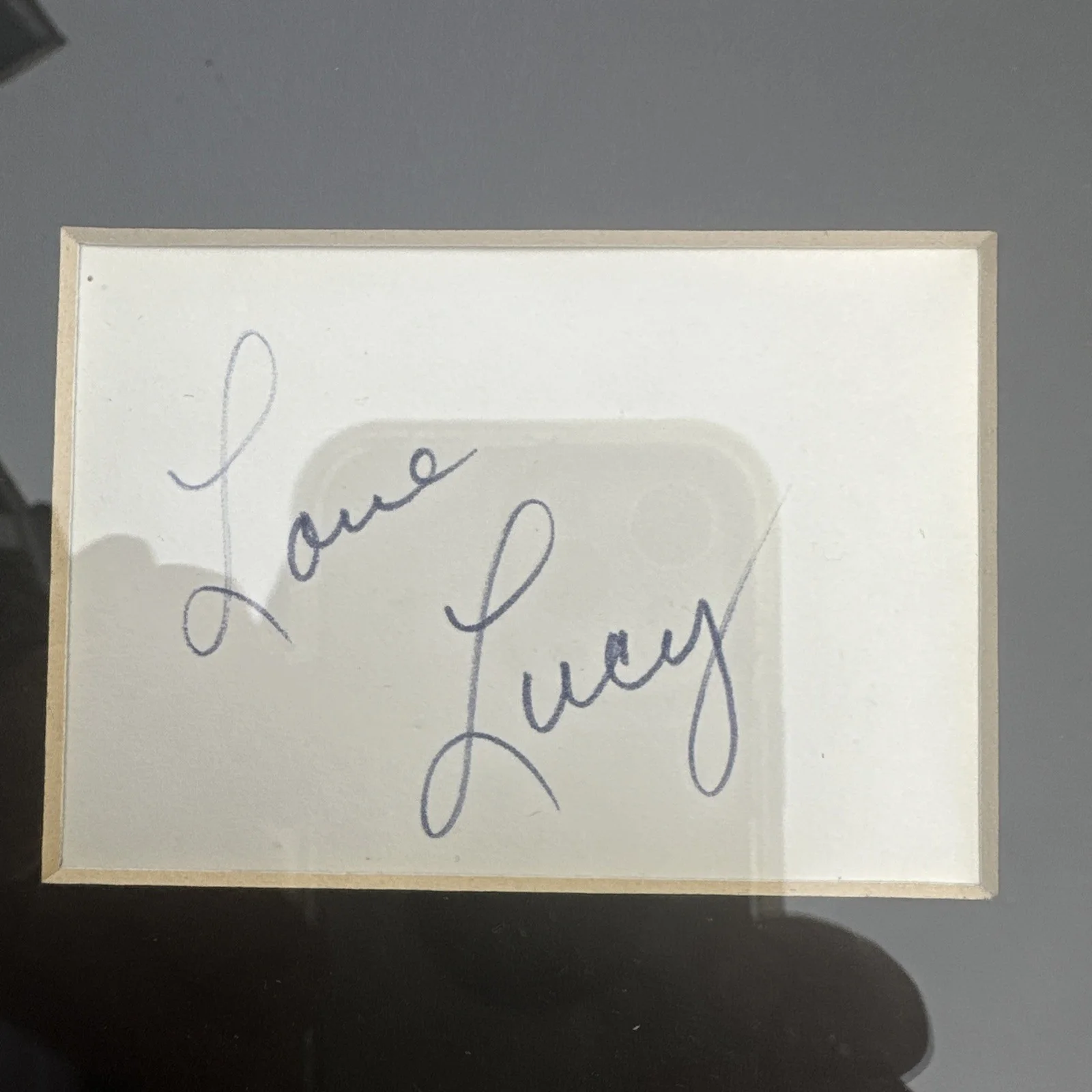 Lucille Ball And Bob Hope Dual Autograph Cuts Professionally Mounted Frame, image 4