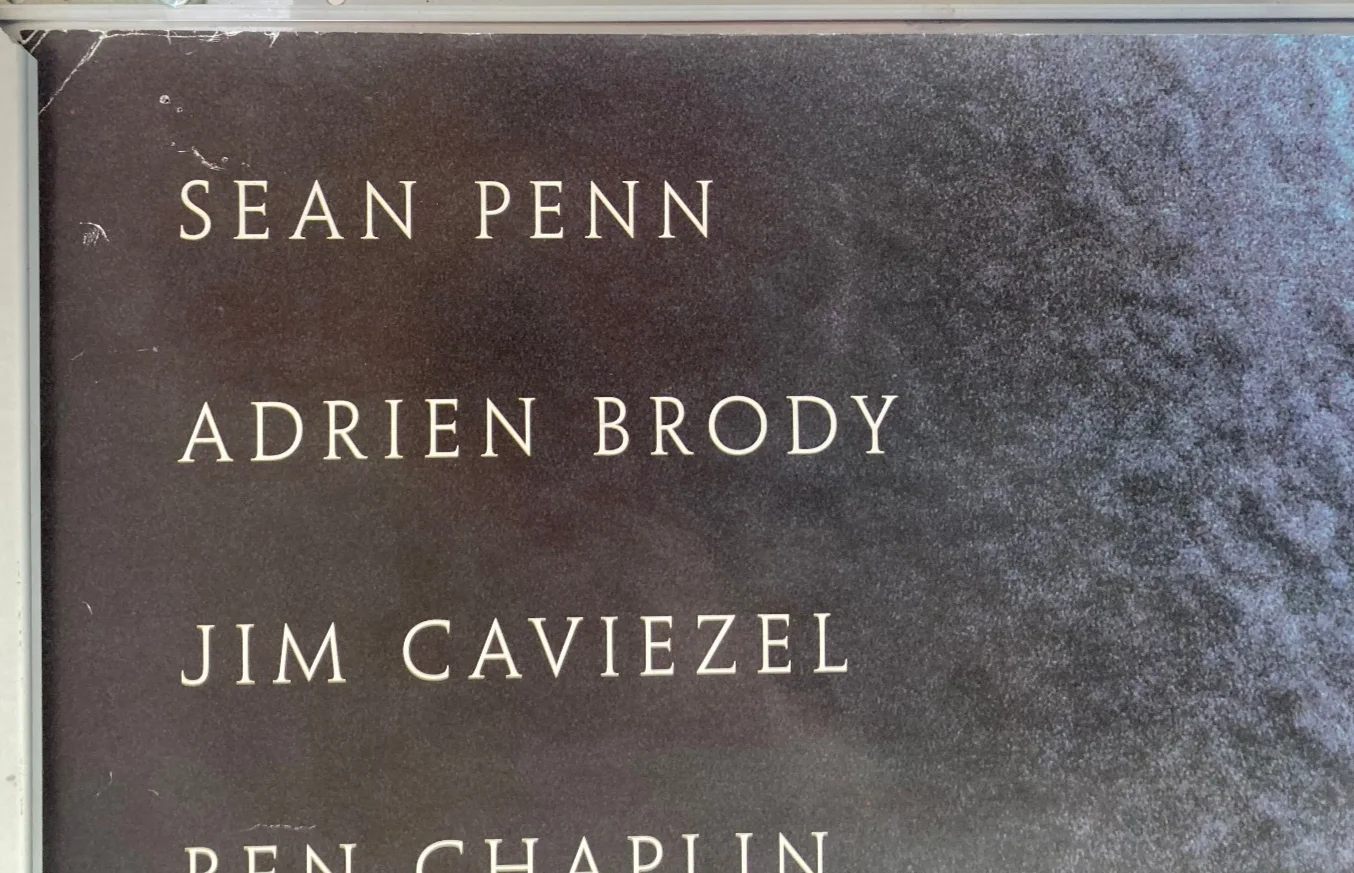 Cinema Poster: THIN RED LINE, THE 1998 (Quad) Sean Penn Adrien Brody John Cusack, image 4
