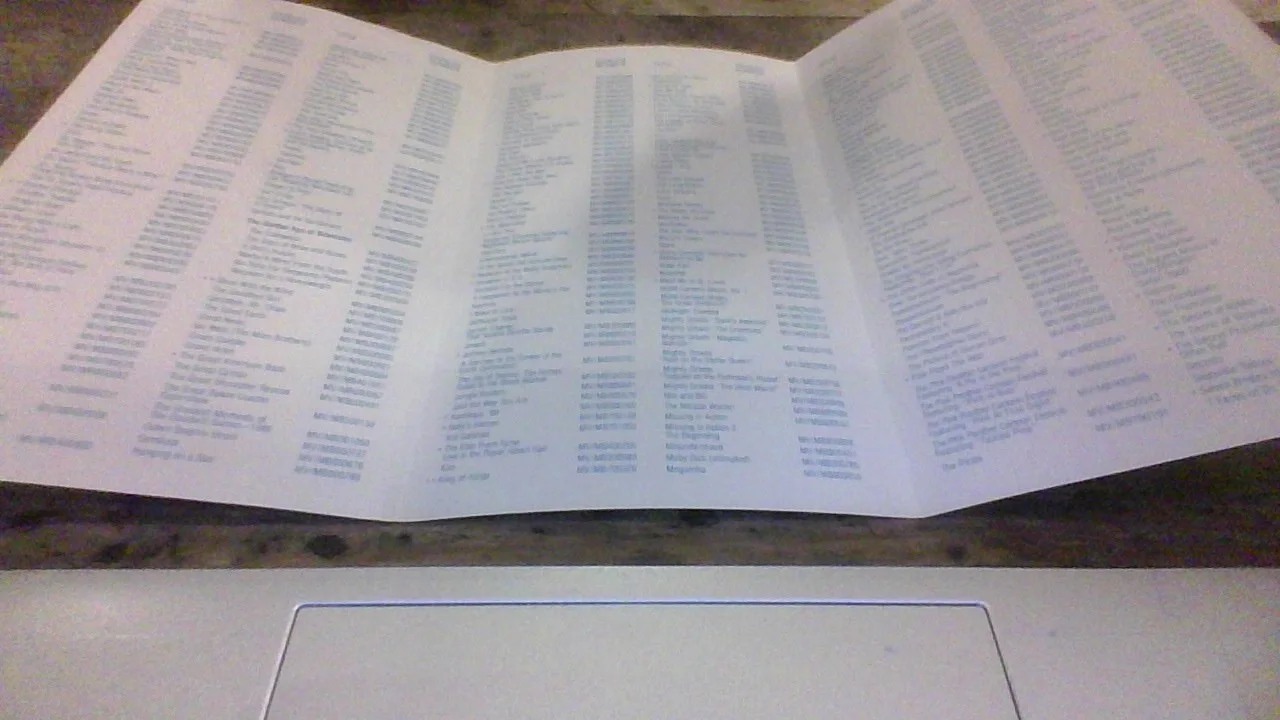 MGM/UA US VHS VIDEO COLLECTION PROMO CATALOGUE BROCHURE NEW 80's PRE-CERT, изображение 2