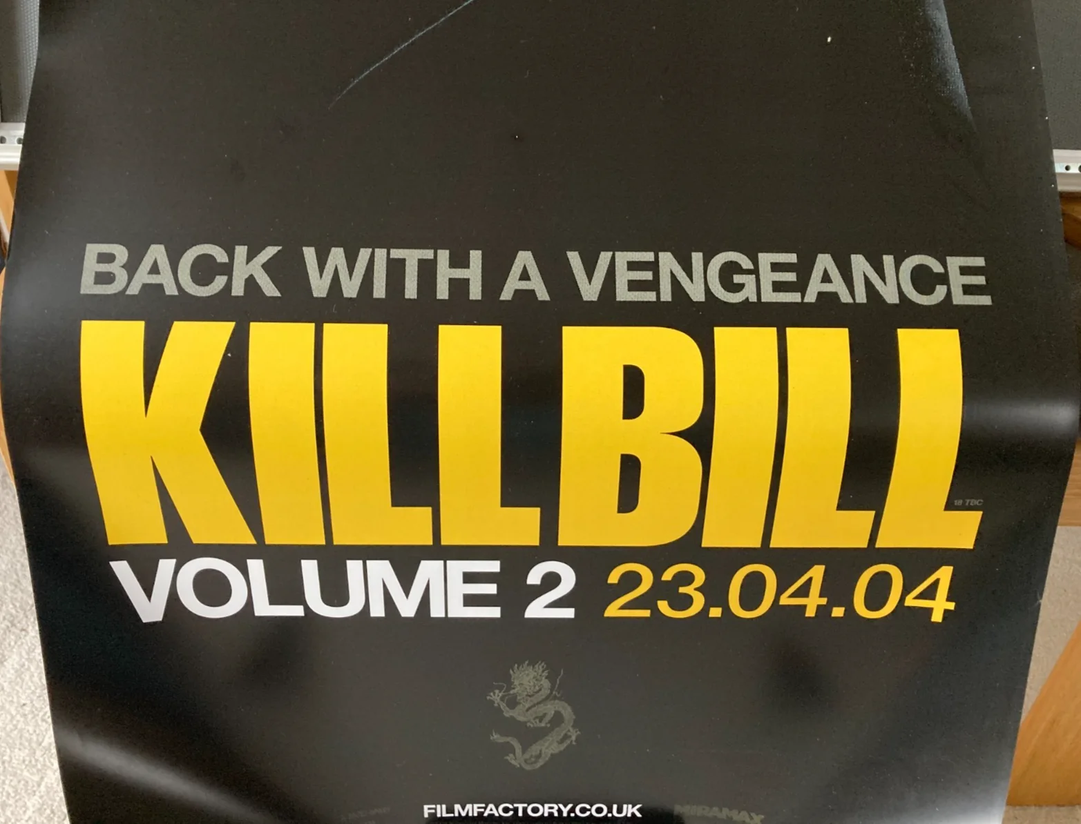Cinema Poster: KILL BILL VOLUME 2 2004 (Banner / Panel Poster) Uma Thurman, image 4