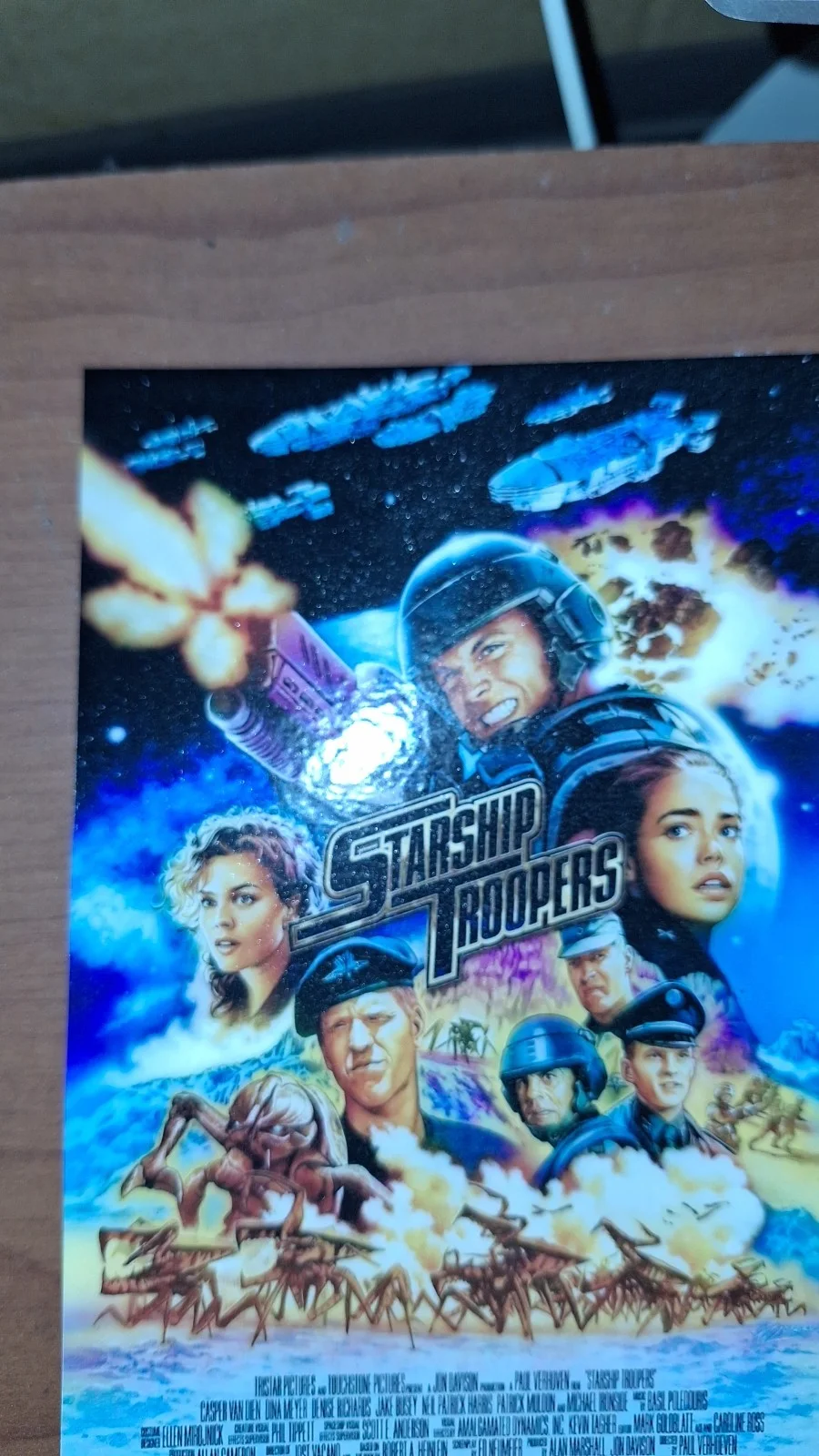 Vintage Style Postcard "Starship Troopers" 1997 – Reproduction Art – Print, изображение 4