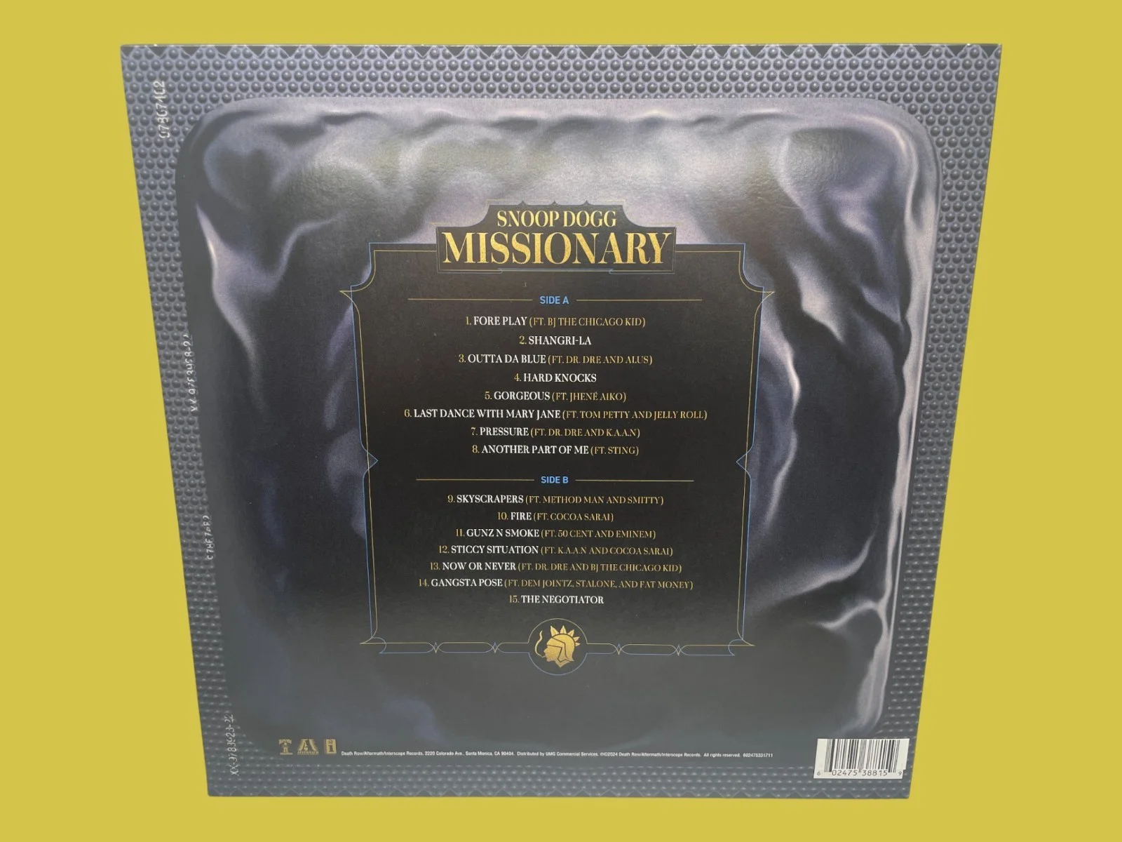 Snoop Dogg Signed Missionary Insert + Exclusive Vinyl Record Autograph, image 3