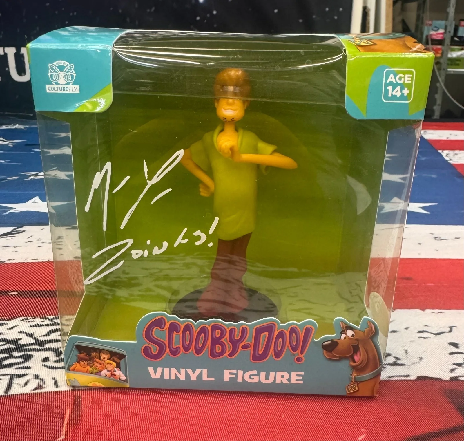 Matthew Lillard — "SCOOBY-DOO! VINYL FIGURE" Signed Inscribed "ZOINKS!" by Matthew Lillard JSA