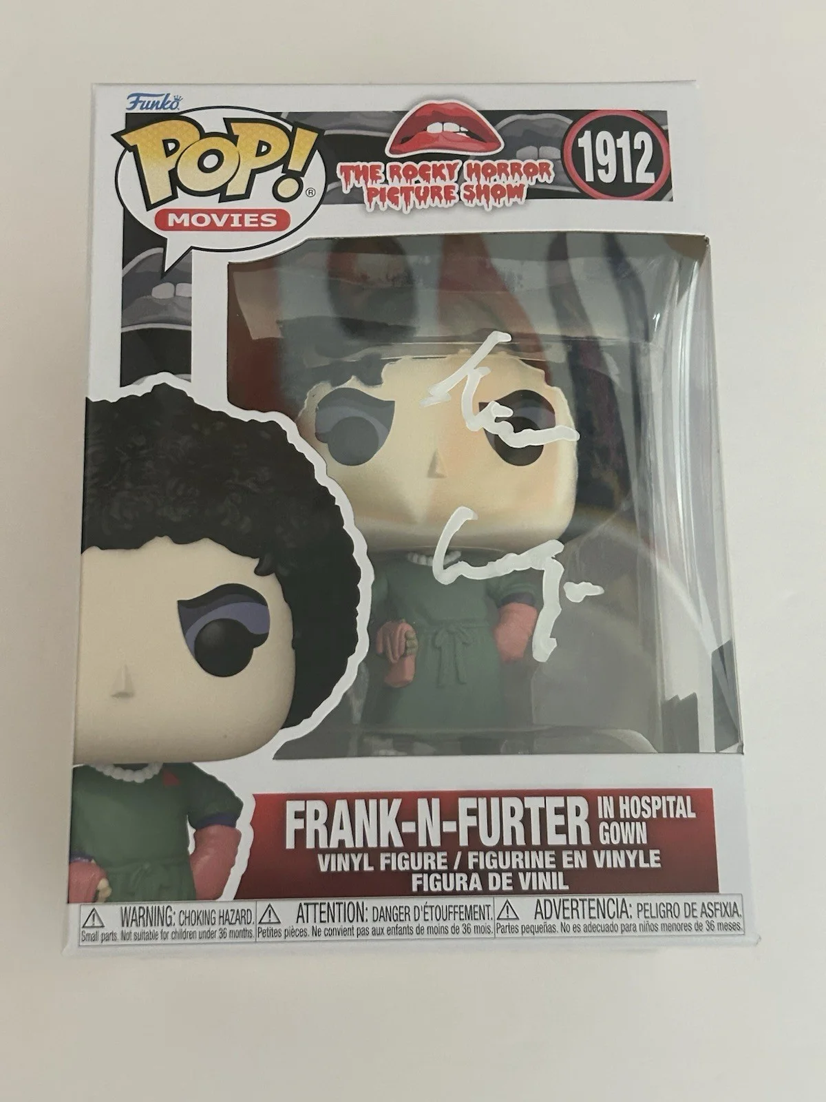 Tim Curry — Tim Curry Signed Funko Pop # 1912 Frank N Furter Rocky Horror Picture Show COA