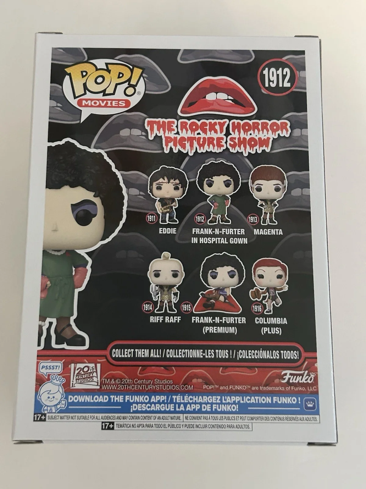 Tim Curry — Tim Curry Signed Funko Pop # 1912 Frank N Furter Rocky Horror Picture Show COA, image 3