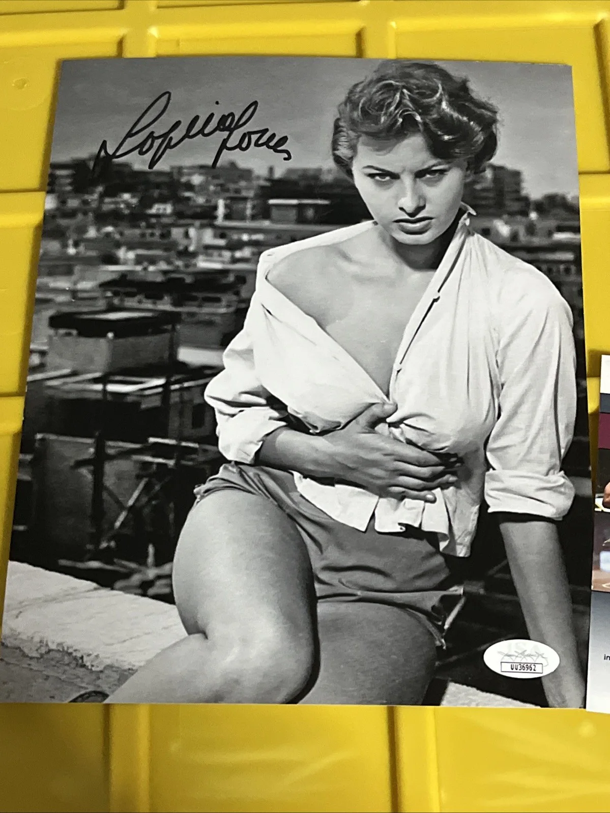 Sophia Loren — Sophia Loren Signed BEAUTIFUL Photo Auto JSA COA RARE Legendary Actress 8x10, изображение 4