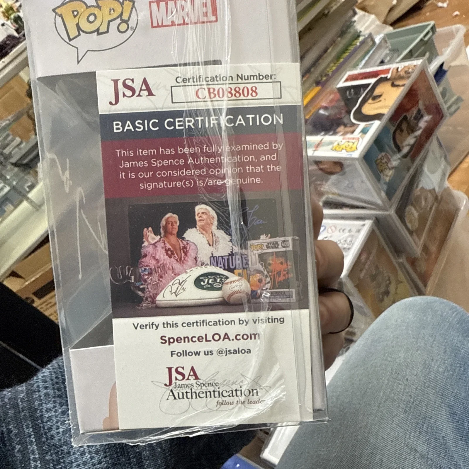Vincent Denofrio Autographed Kingpin Funko JSA Certified, image 2