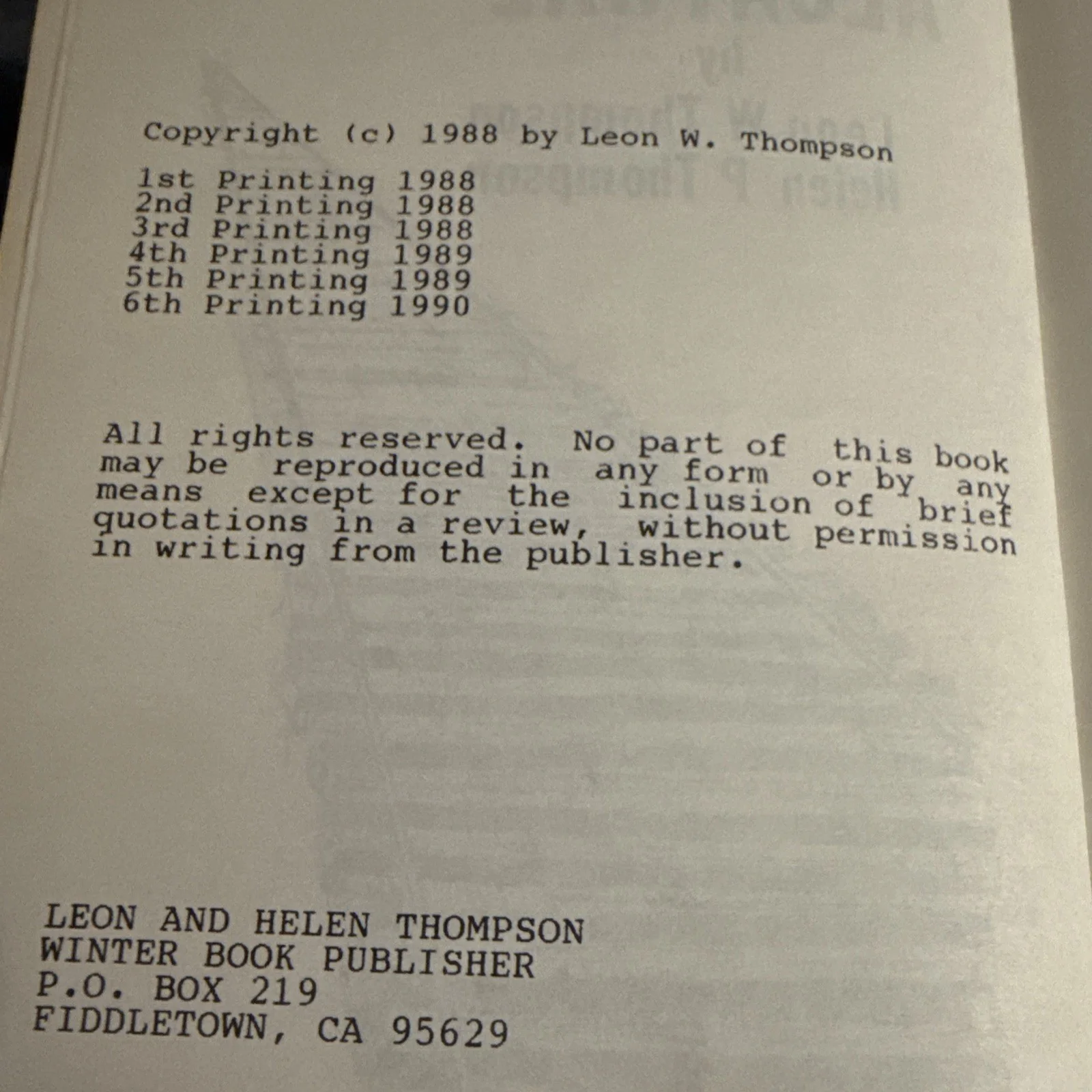 author — LAST TRAIN TO ALCATRAZ ~ SIGNED BY AUTHOR LEON WHITEY THOMPSON, изображение 5
