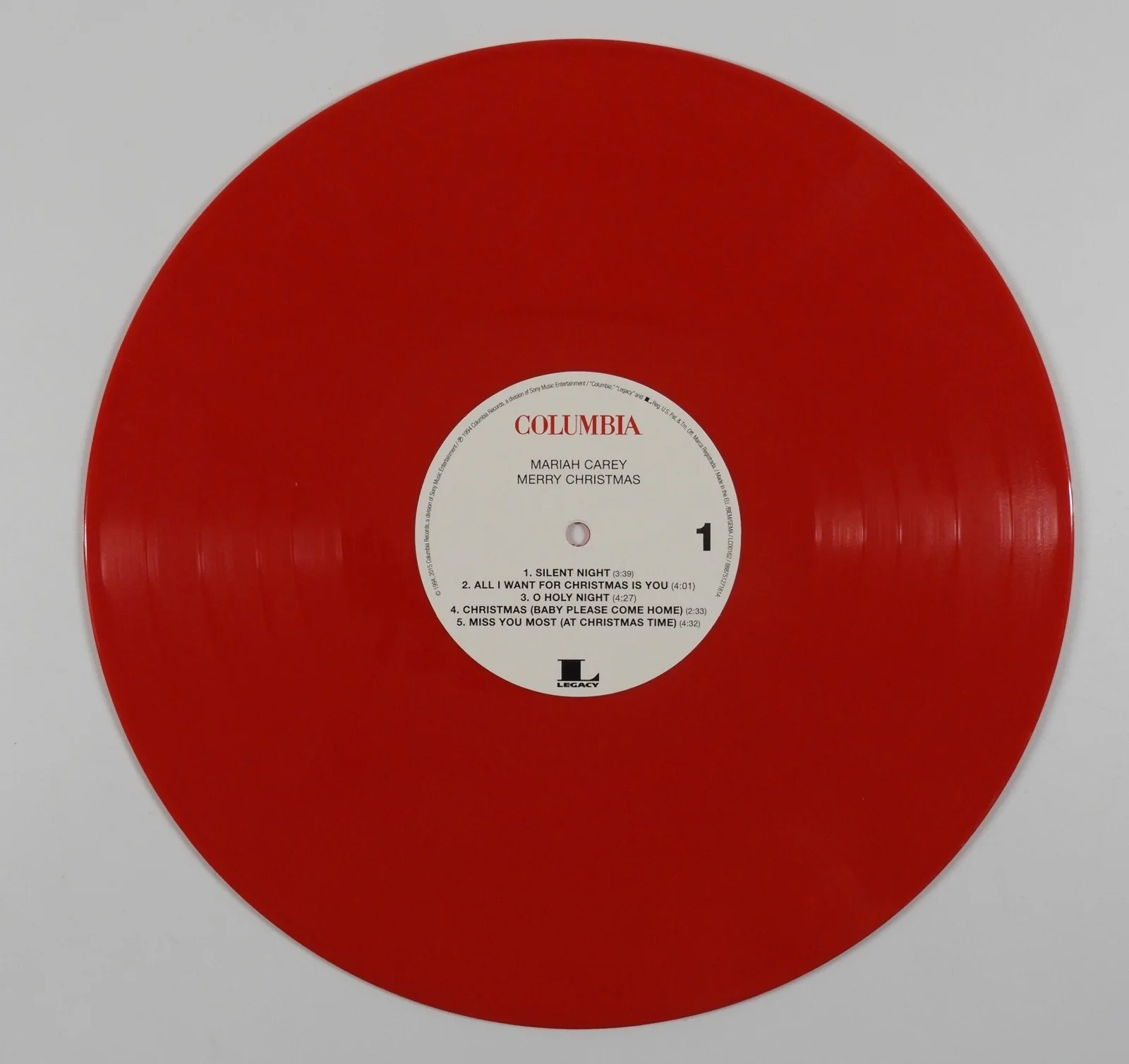 Mariah Carey ACOA Signed Autograph Album Vinyl Record Merry Christmas, изображение 4