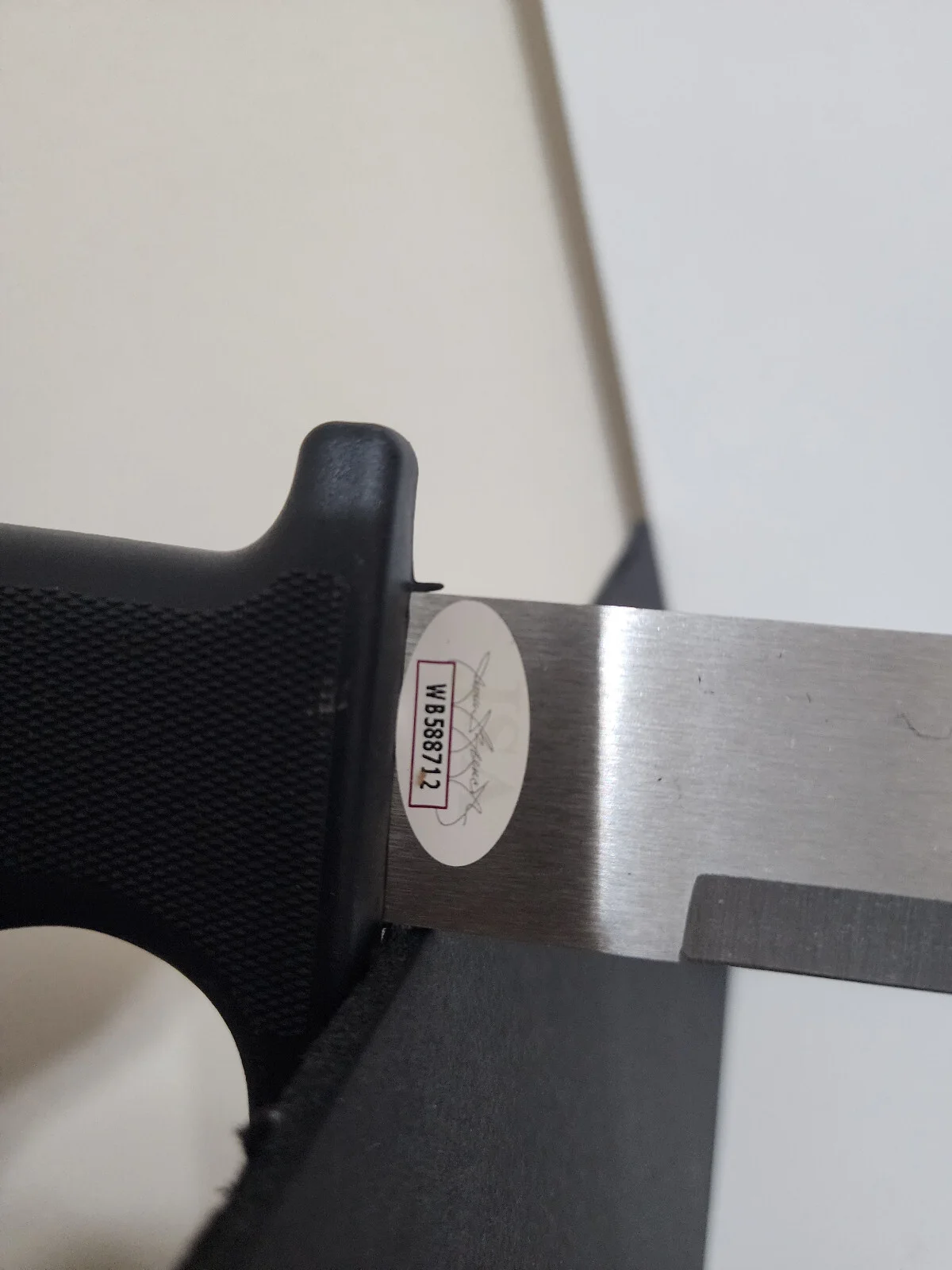 Ari Lehman — Ari Lehman Signed/Inscribed Machete "Jason 1" JSA 191579, image 3