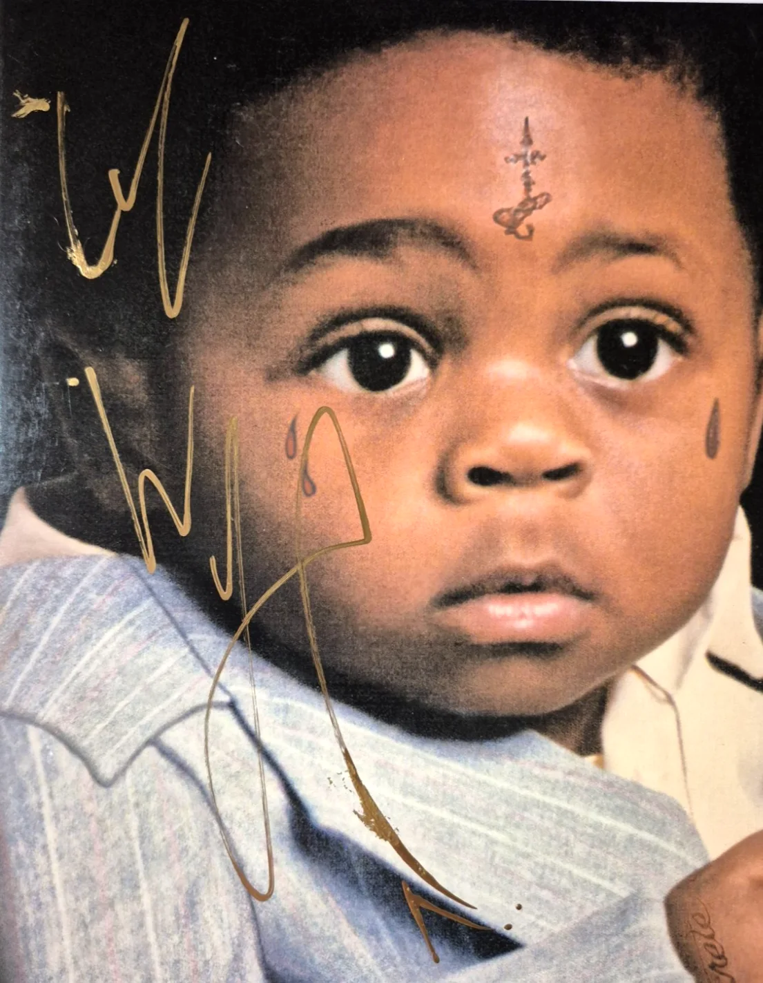 LIL WAYNE SIGNED AUTOGRAPHED THA CARTER III VINYL ALBUM RARE WEEZY DRAKE PSA COA, изображение 2