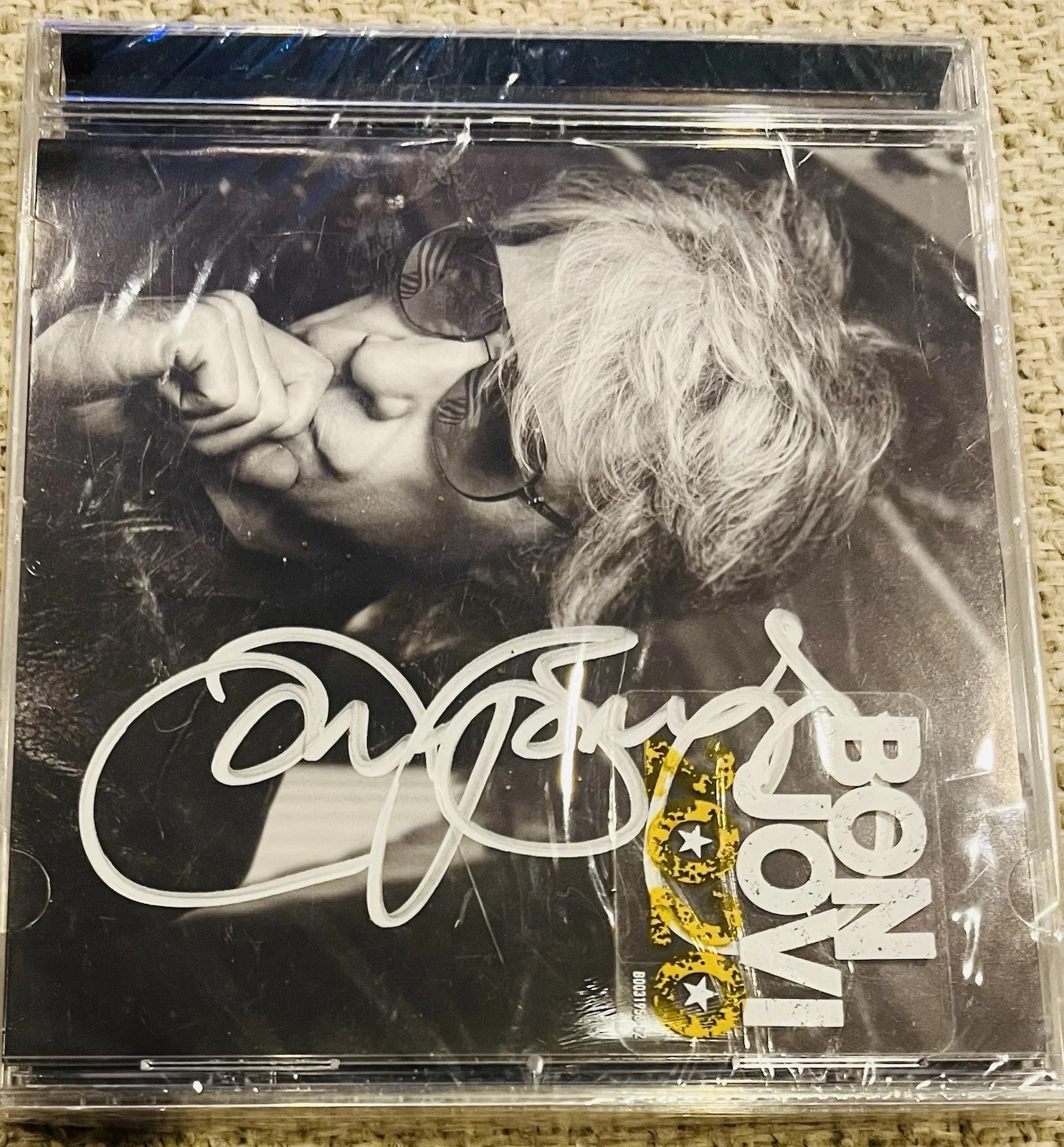 Jon Bon Jovi Signed CD Cover Sealed Gem Mint 10 Silver Autograph Beauty, изображение 2
