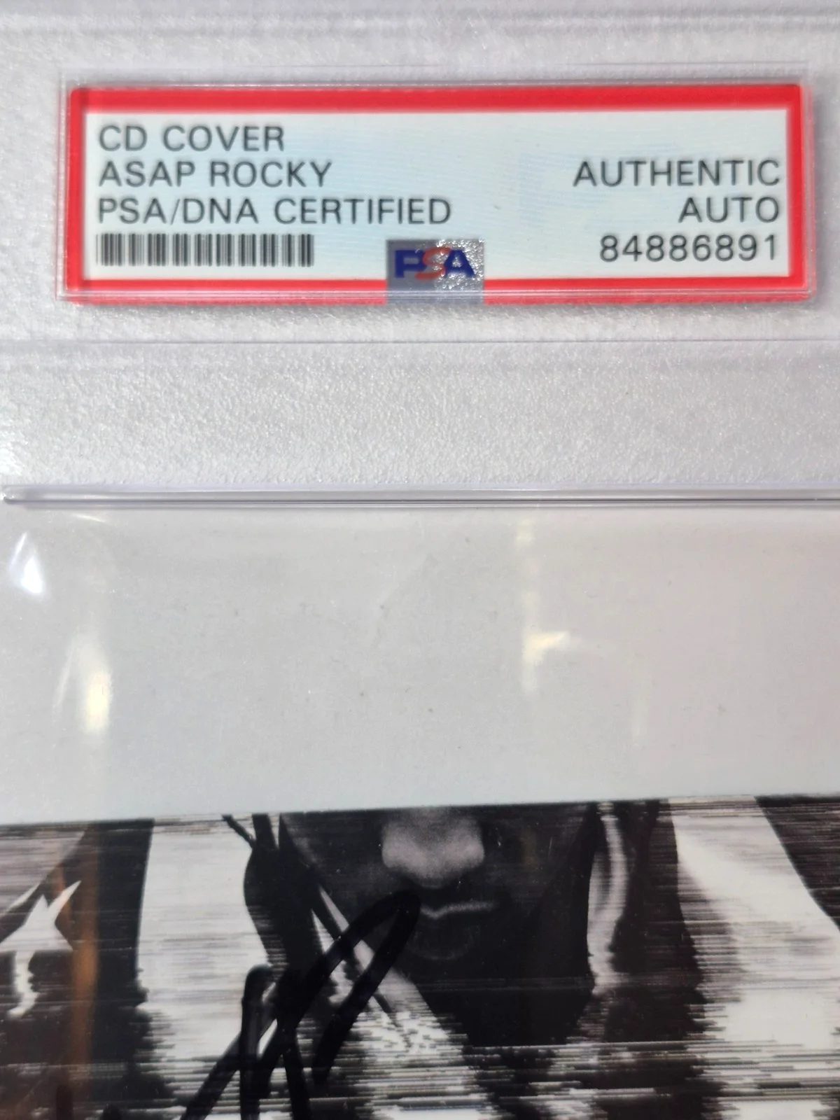 ASAP ROCKY SIGNED AUTOGRAPHED LONG LIVE ASAP CD RIHANNA RARE PSA COA ENCAP SLAB, image 2