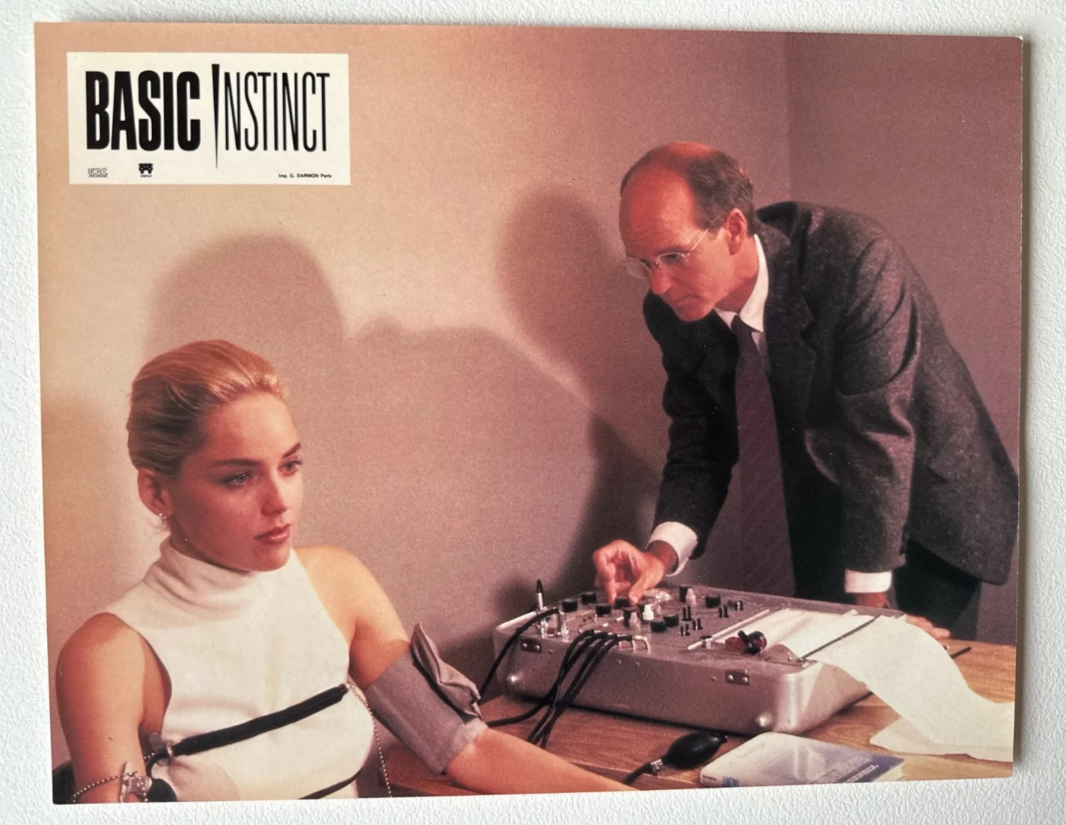 Basic Instinct 1992 French Lobby Cards x7 + Original Envelope – Sharon Stone, image 2