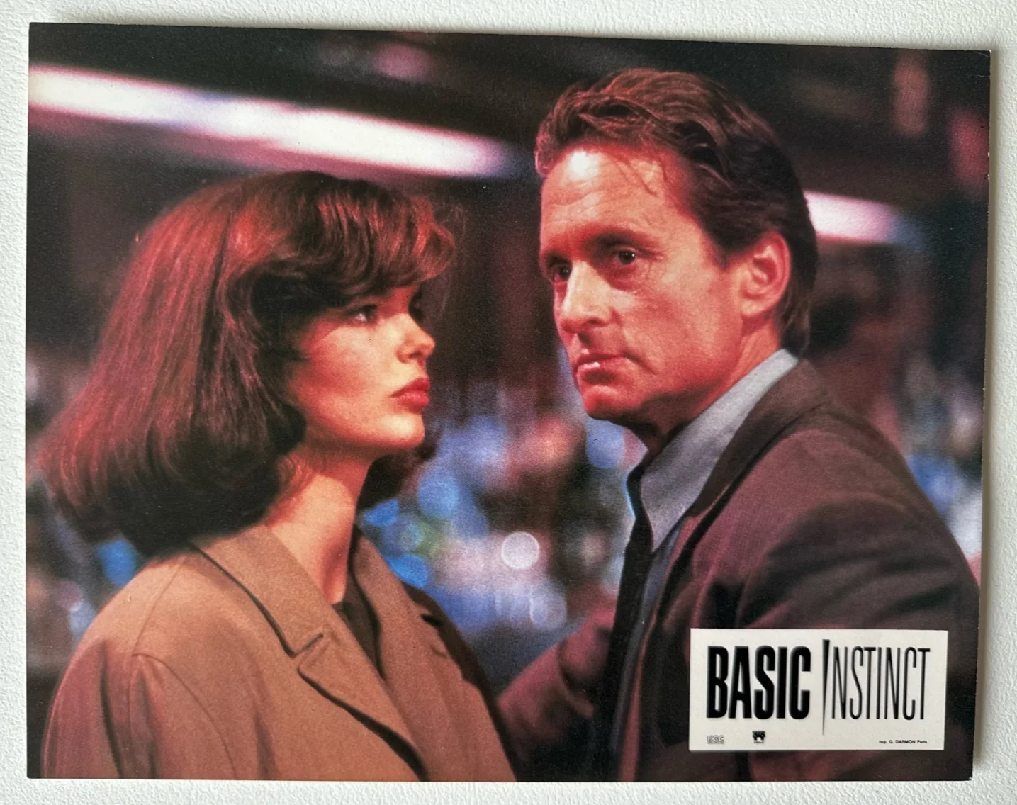 Basic Instinct 1992 French Lobby Cards x7 + Original Envelope – Sharon Stone, image 4