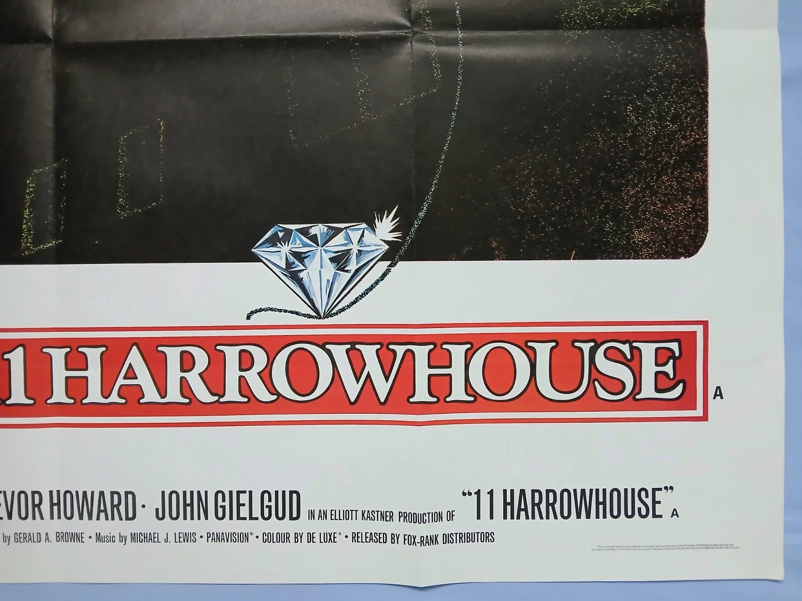 11 HARROWHOUSE (1973) original UK quad poster - Charles Grodin, Candice Bergen, изображение 5
