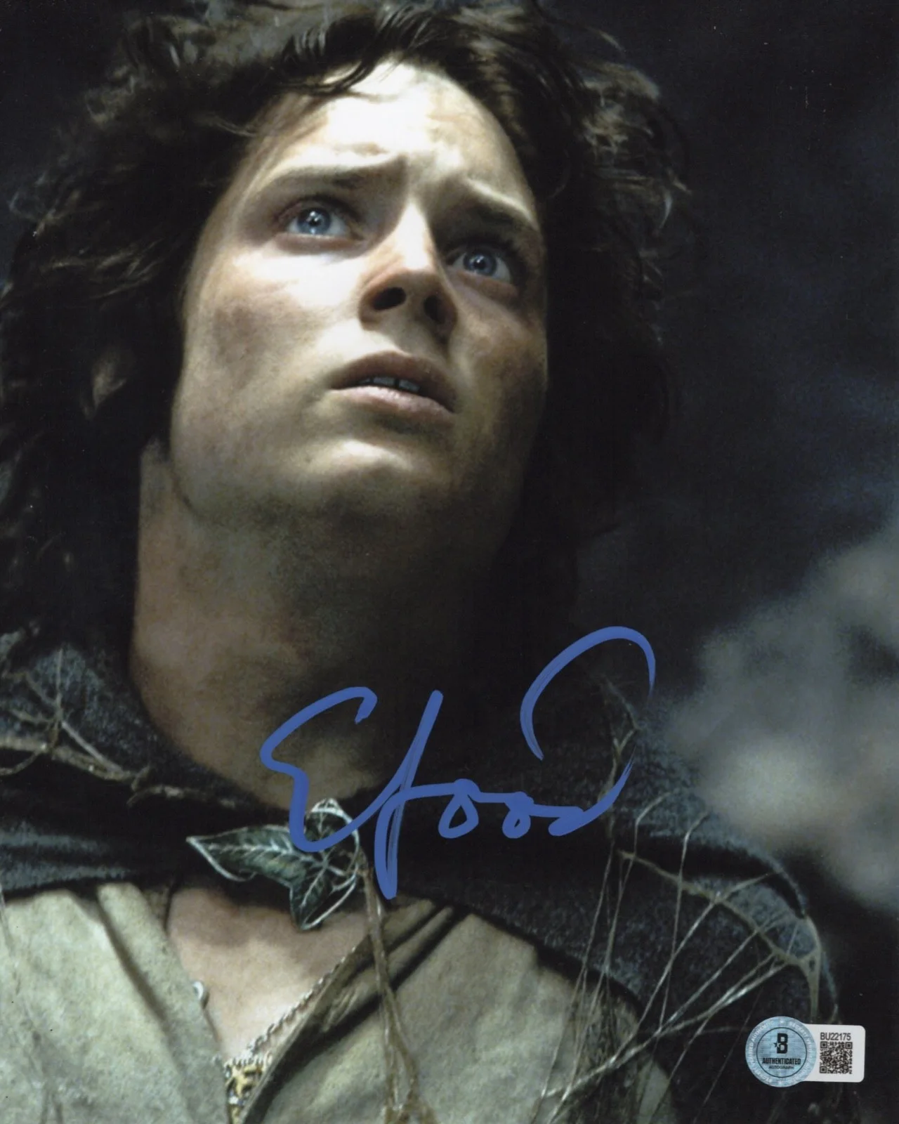 Sean Astin — Elijah Wood FRODO Autographed Signed LORD OF THE RINGS 8x10 Photo Beckett BAS