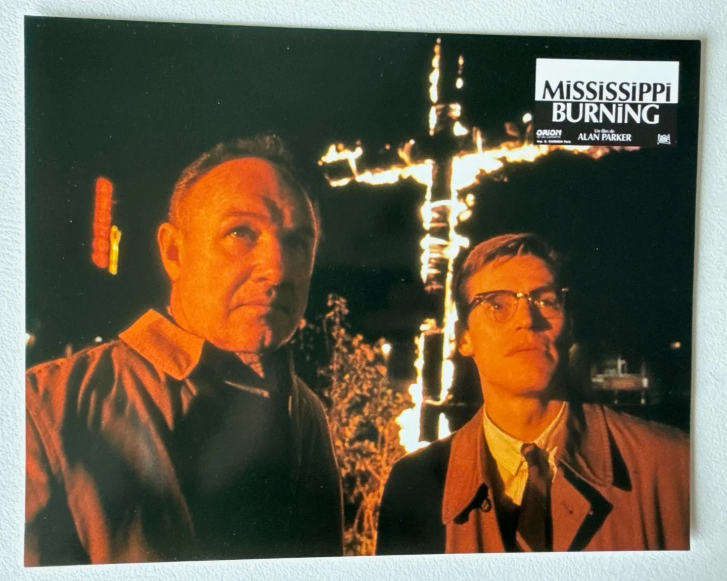 Mississippi Burning 1988 French Lobby Cards x7 + Envelope – Gene Hackman Dafoe, image 2