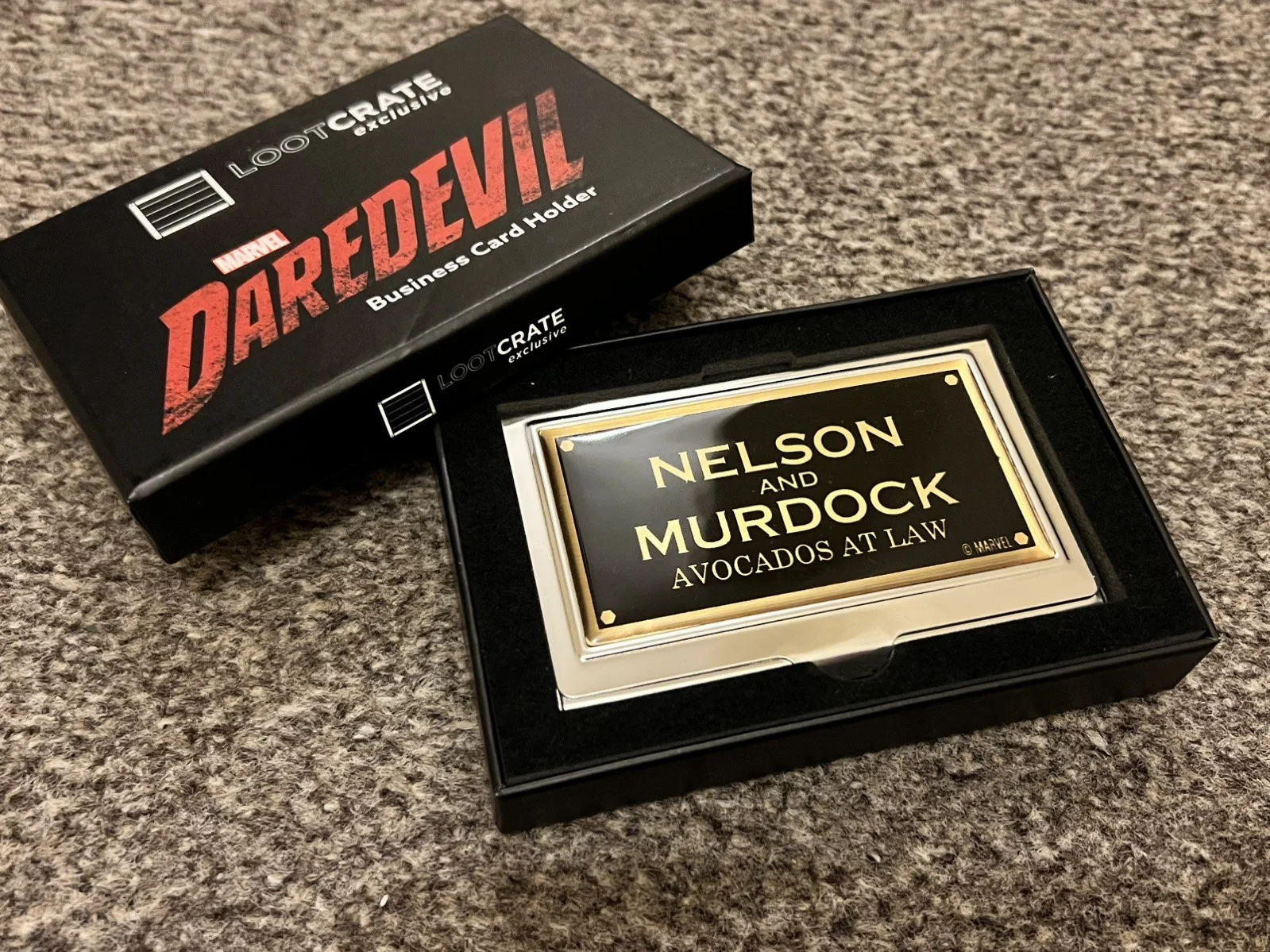 Loot Crate Daredevil Nelson & Murdock Business Card Holder, изображение 3