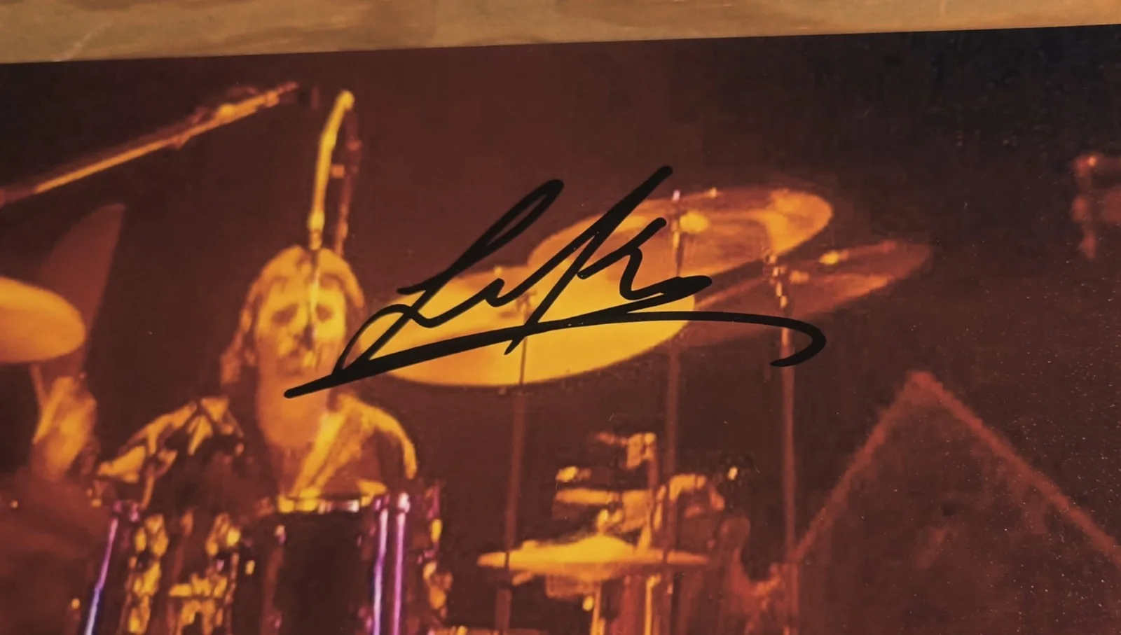 2 original signed autographed photos by Ken Hensley and Lee Kerslake,Uriah Heep, image 3