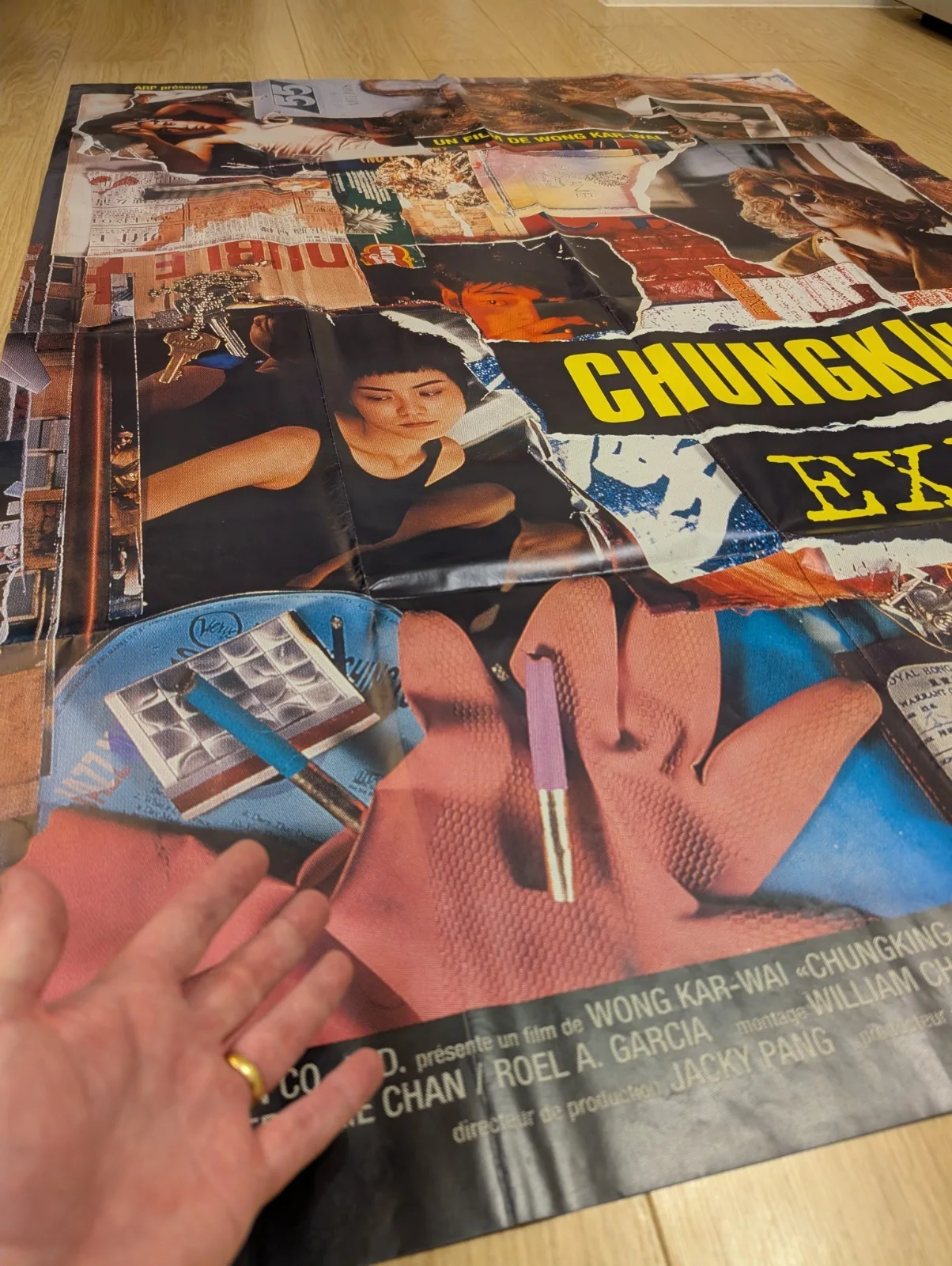 CHUNGKING EXPRESS - WONG KAR WAI - ORIGINAL MOVIE POSTER 156cm x 115cm X-Large, изображение 2