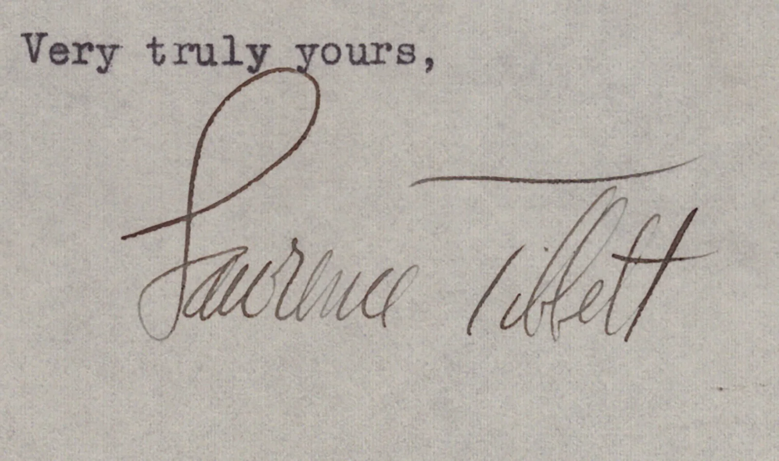 Lawrence Tibbett — LAWRENCE M. TIBBETT - TYPED LETTER SIGNED 10/07/1936, изображение 2