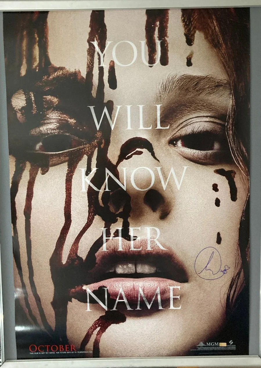 Cinema Poster: CARRIE 2013 (One Sheet) SIGNED Chloë Grace Moretz with COA, изображение 2