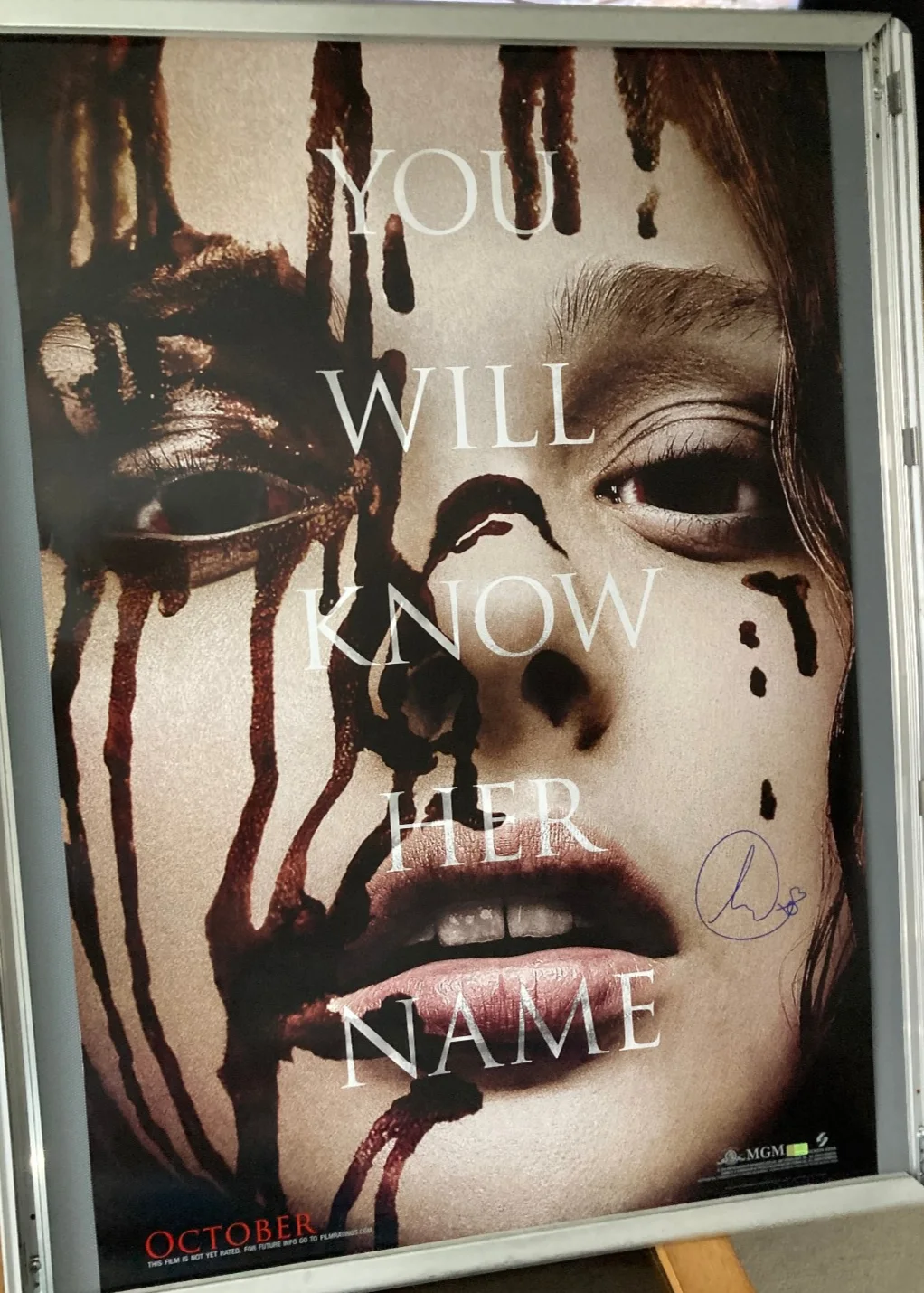 Cinema Poster: CARRIE 2013 (One Sheet) SIGNED Chloë Grace Moretz with COA, изображение 3