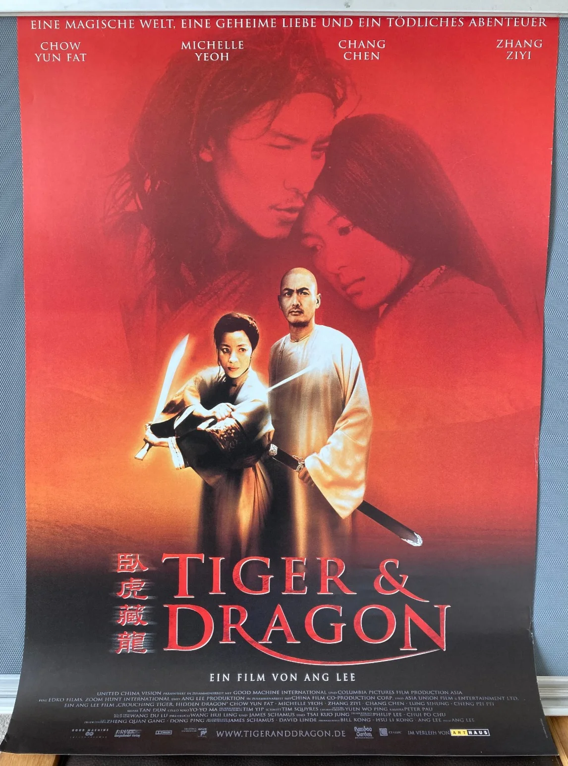 Cinema Poster: CROUCHING TIGER, HIDDEN DRAGON 2000 (German) Michelle Yeoh, изображение 4