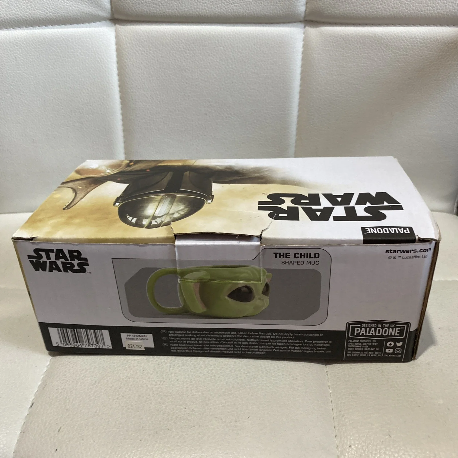 Star Wars The Mandalorian The Child Grogu Shaped Coffee Mug Official Boxed, изображение 3