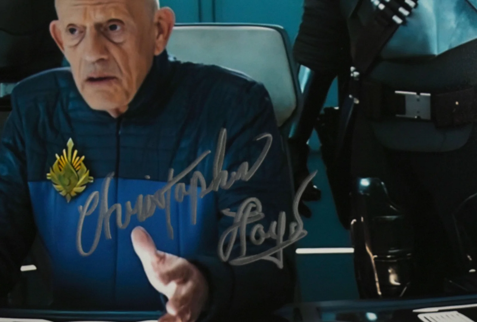 Christopher Lloyd — Christopher Lloyd Autographed 16x20 Mandalorian Photo- Beckett W Hologram*Silver, изображение 2