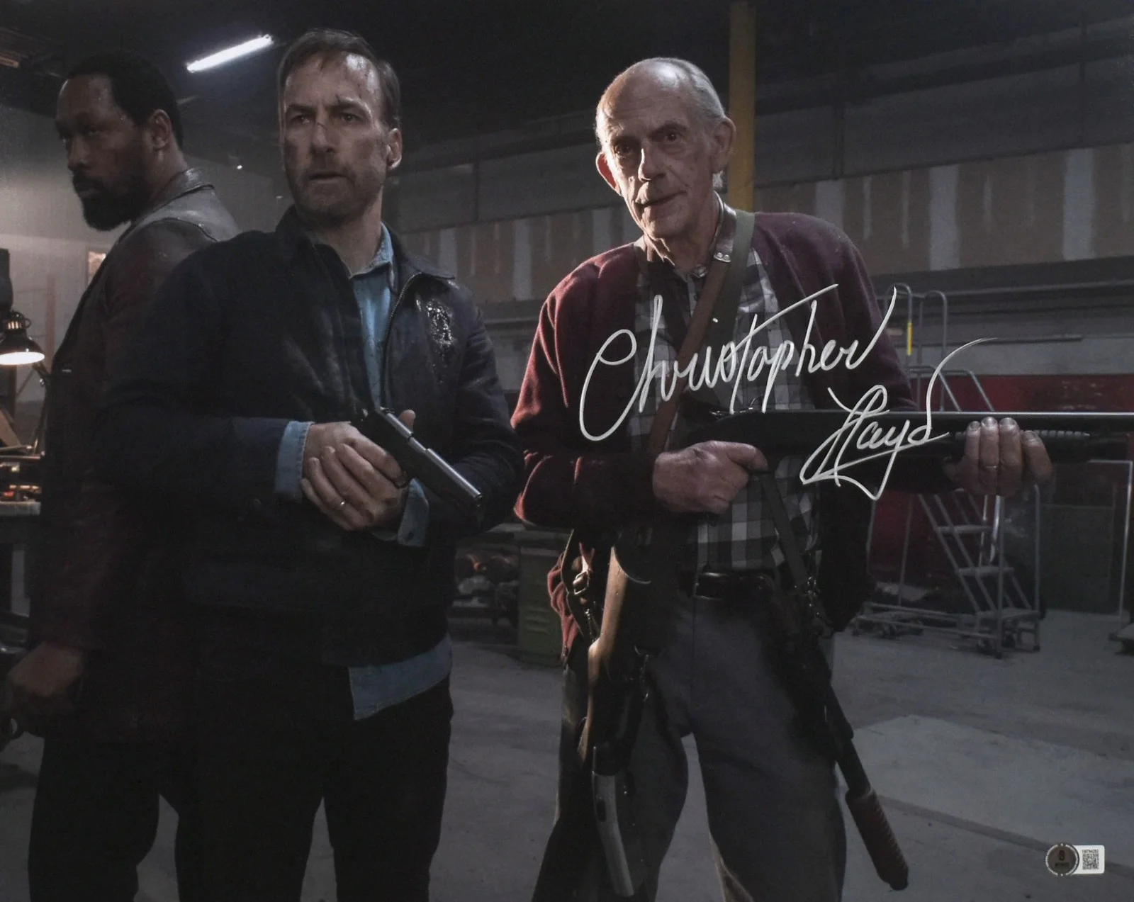 Christopher Lloyd — Christopher Lloyd Signed 16x20 Nobody as David Mansell Photo- Beckett W Hologram
