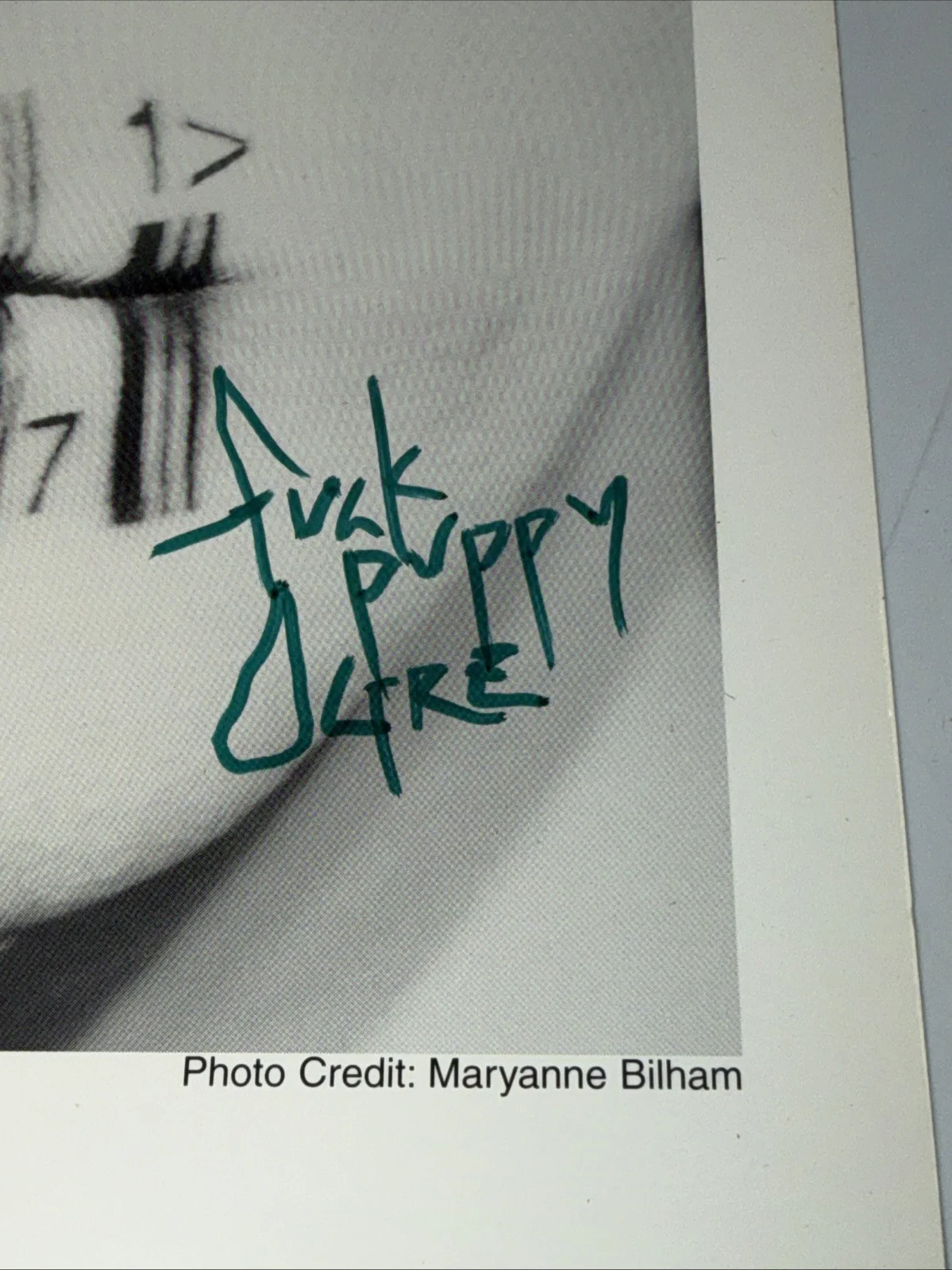 Nivek Ogre Signed autographed 8x10 Photo RARE Skinny Puppy, ohGr Maryanne Bilham, изображение 3