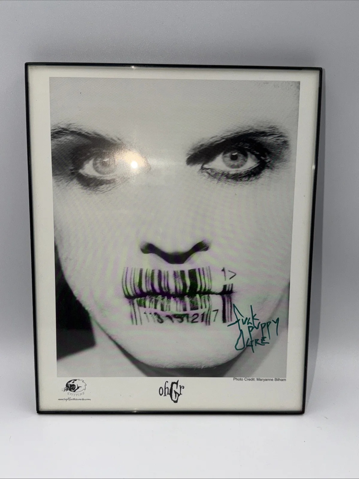 Nivek Ogre Signed autographed 8x10 Photo RARE Skinny Puppy, ohGr Maryanne Bilham, изображение 5