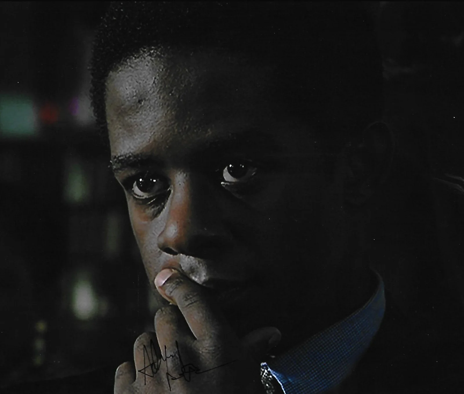 Adrian Lester — Adrian Lester signed/auto 8x10 photo Hustle The Sandman Actor RARE COA LOOK!