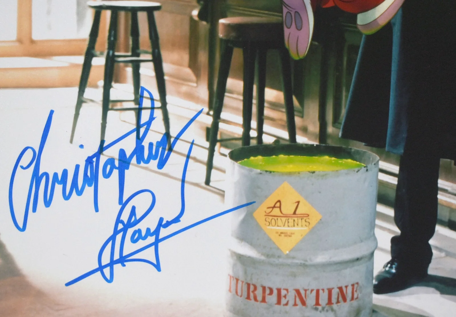 Christopher Lloyd — Christopher Lloyd Autographed 11x14 Judge Doom Photo - Beckett W Hologram *Blue, изображение 2