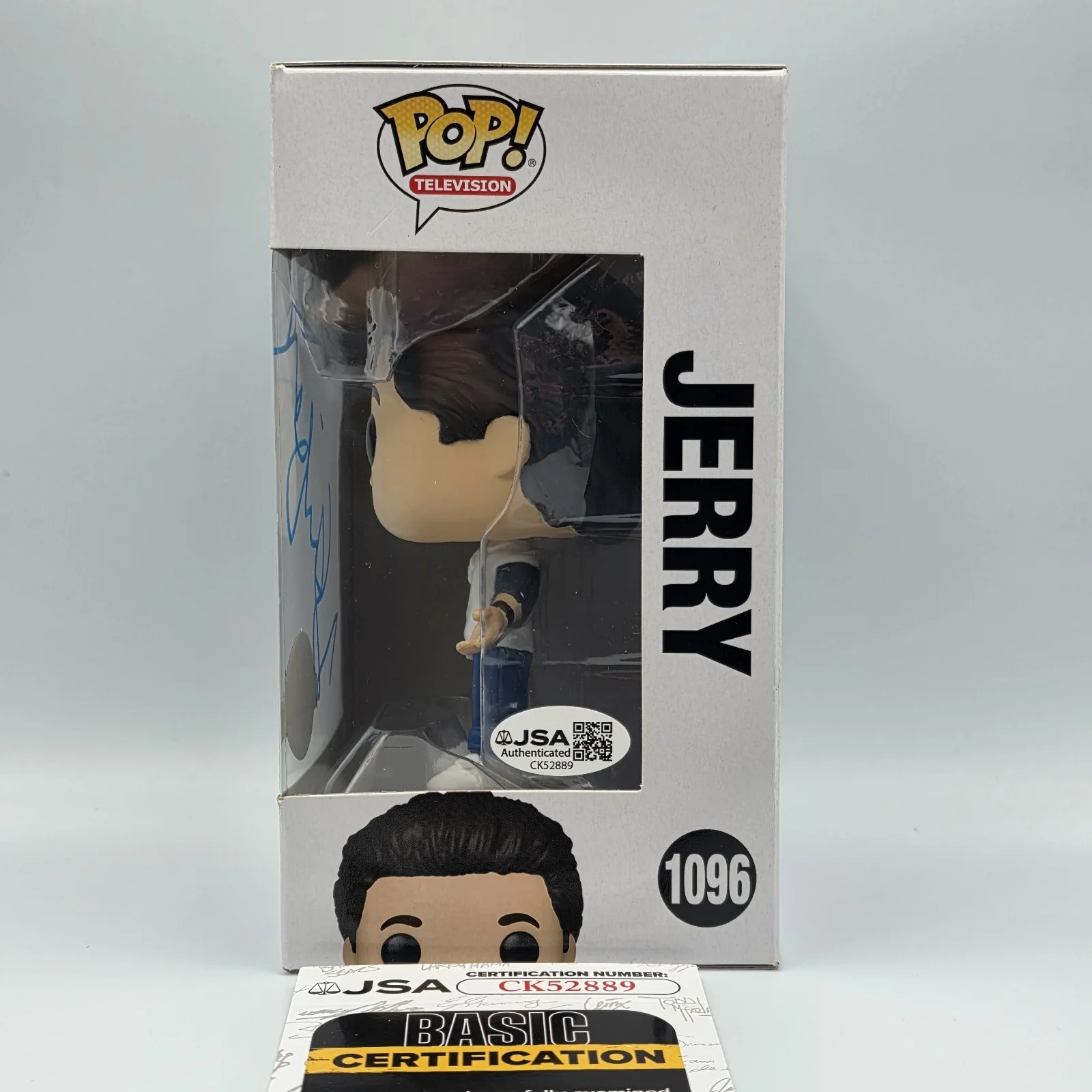 Jerry Seinfeld — Jerry Seinfeld Signed Autograph Funko Pop JSA Seinfeld TV Show, изображение 2